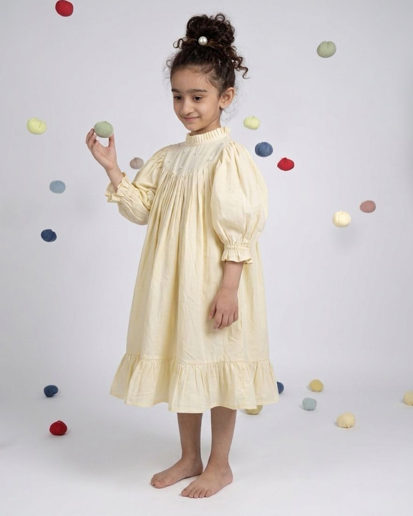 Tilly Dress - Lemon Yellow