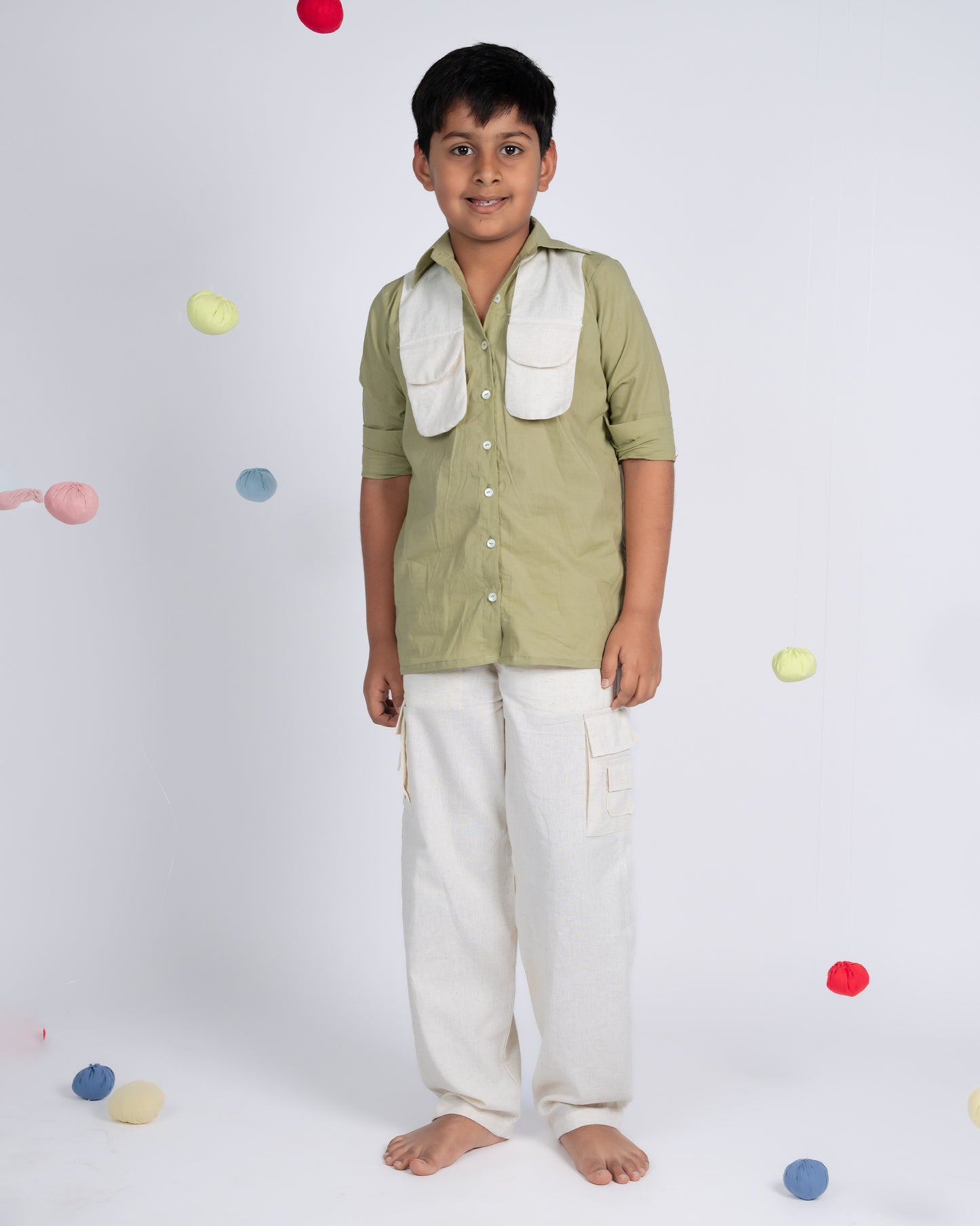 Classic Charm Shirt - Green Beige