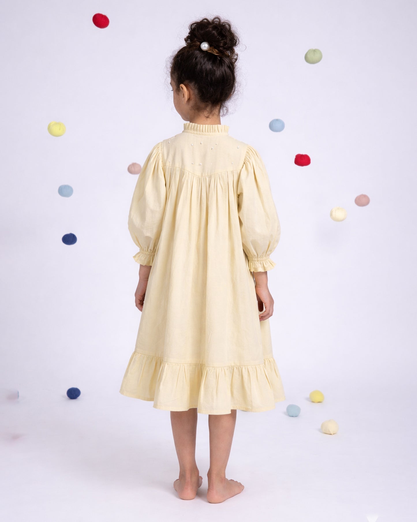 Tilly Dress - Lemon Yellow
