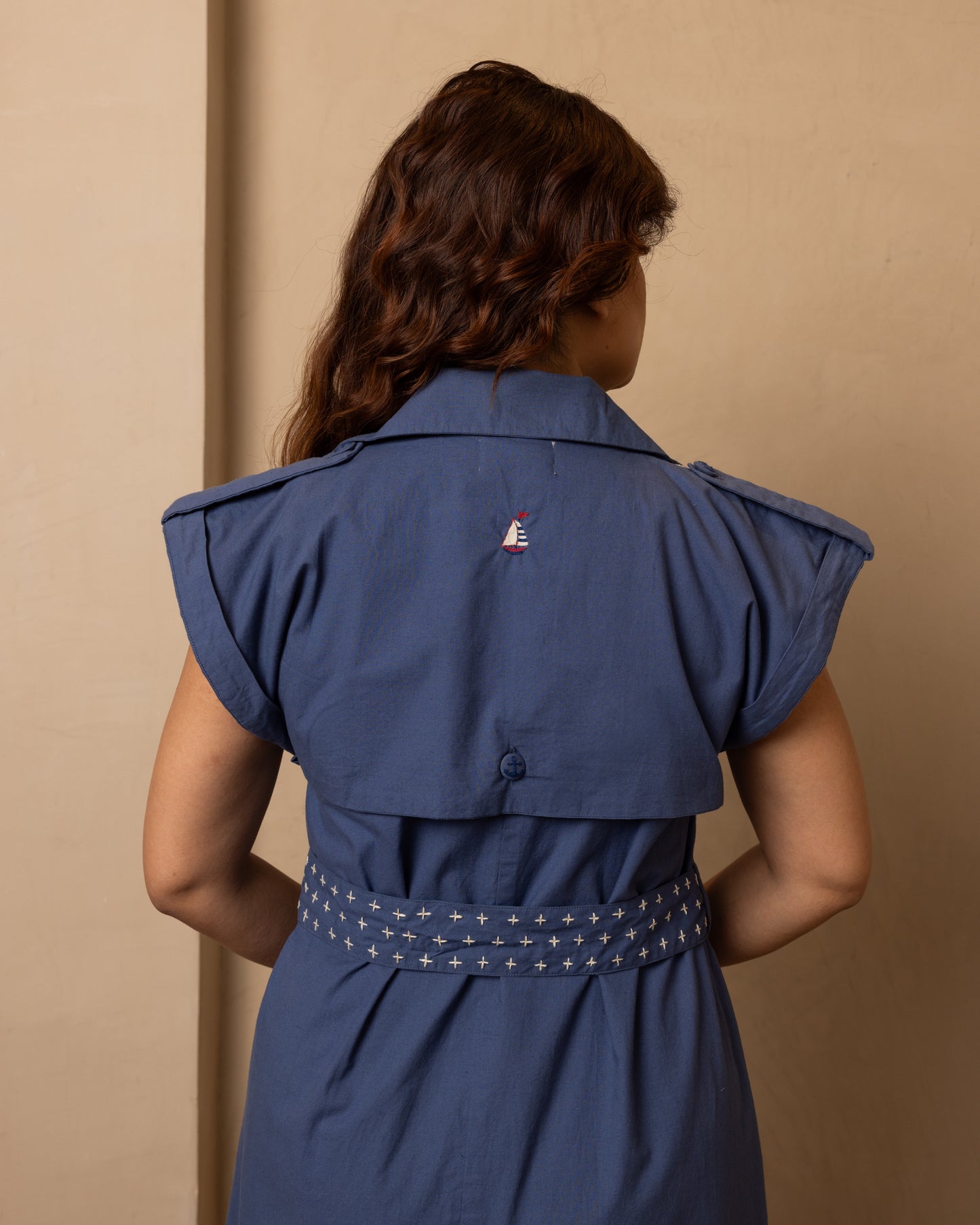 Sail Dress (Dark Blue)