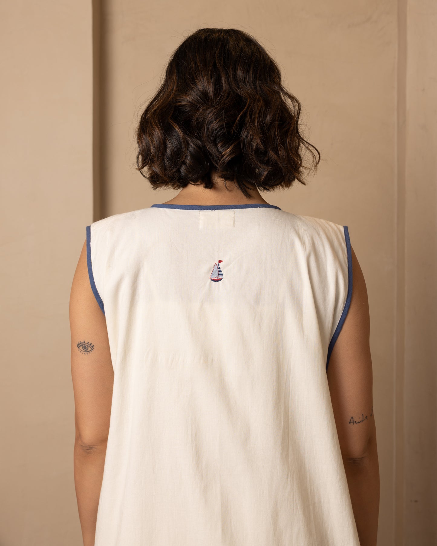 Shore 3 Piece (Top, Jacket and Pants) Set (Beige)