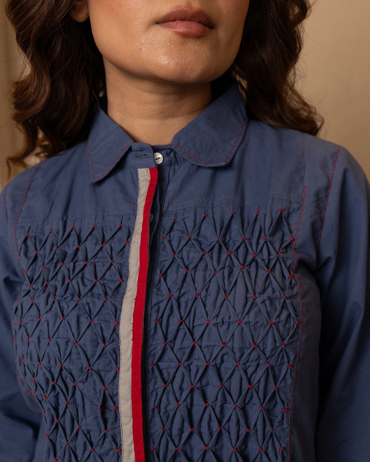 Sage Dress (Dark Blue)