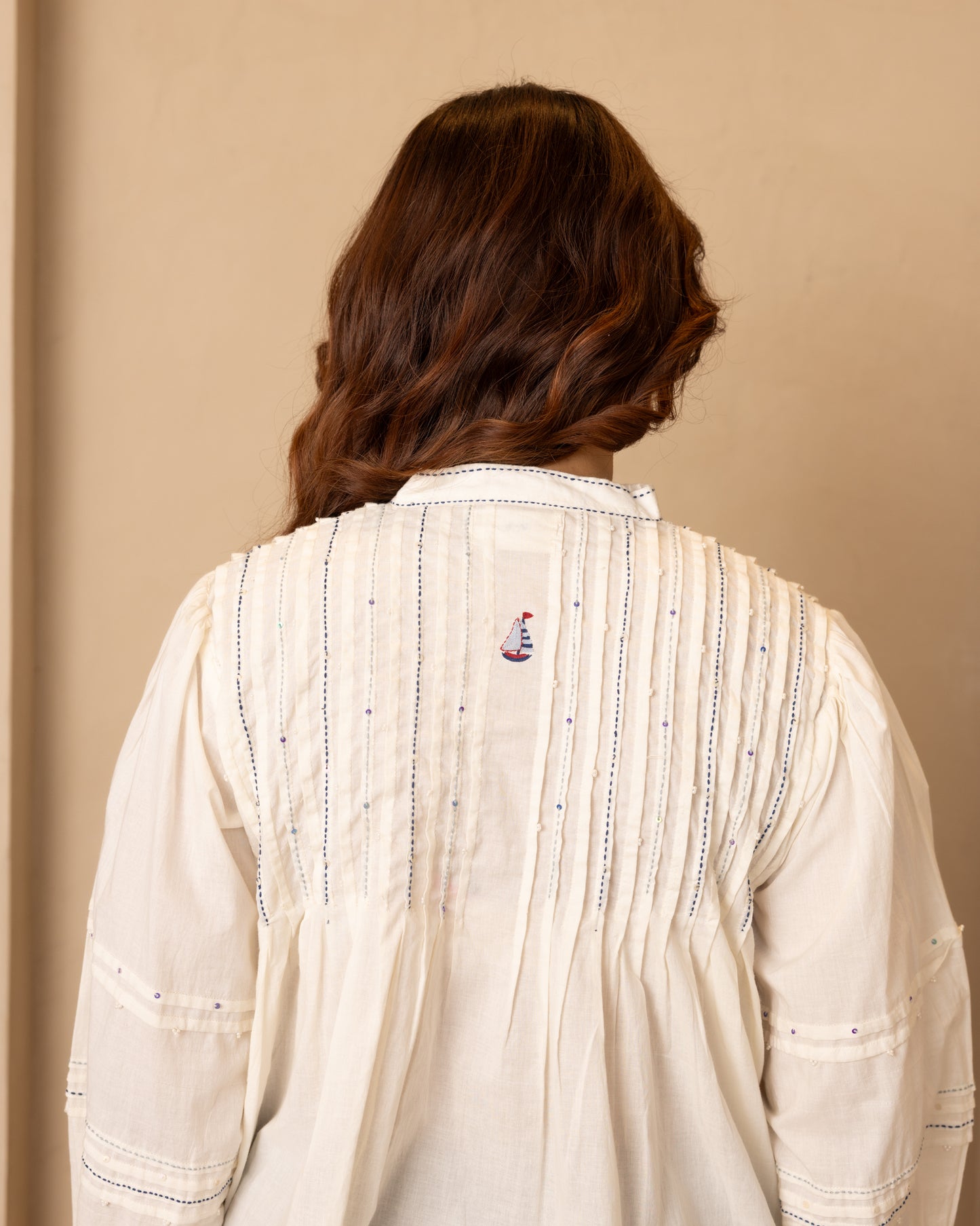 Brig Top and Pants Set (Beige)