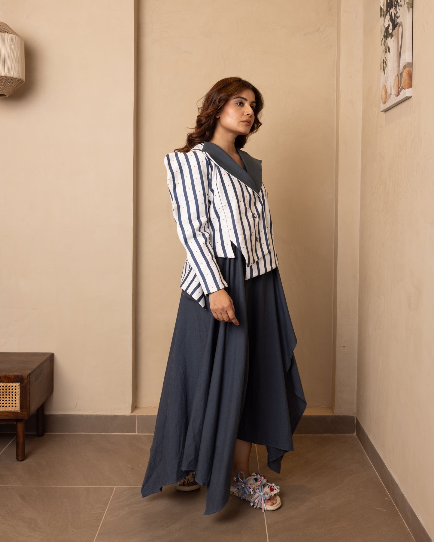 Sierra Jacket and Dress Set (Dark Blue)