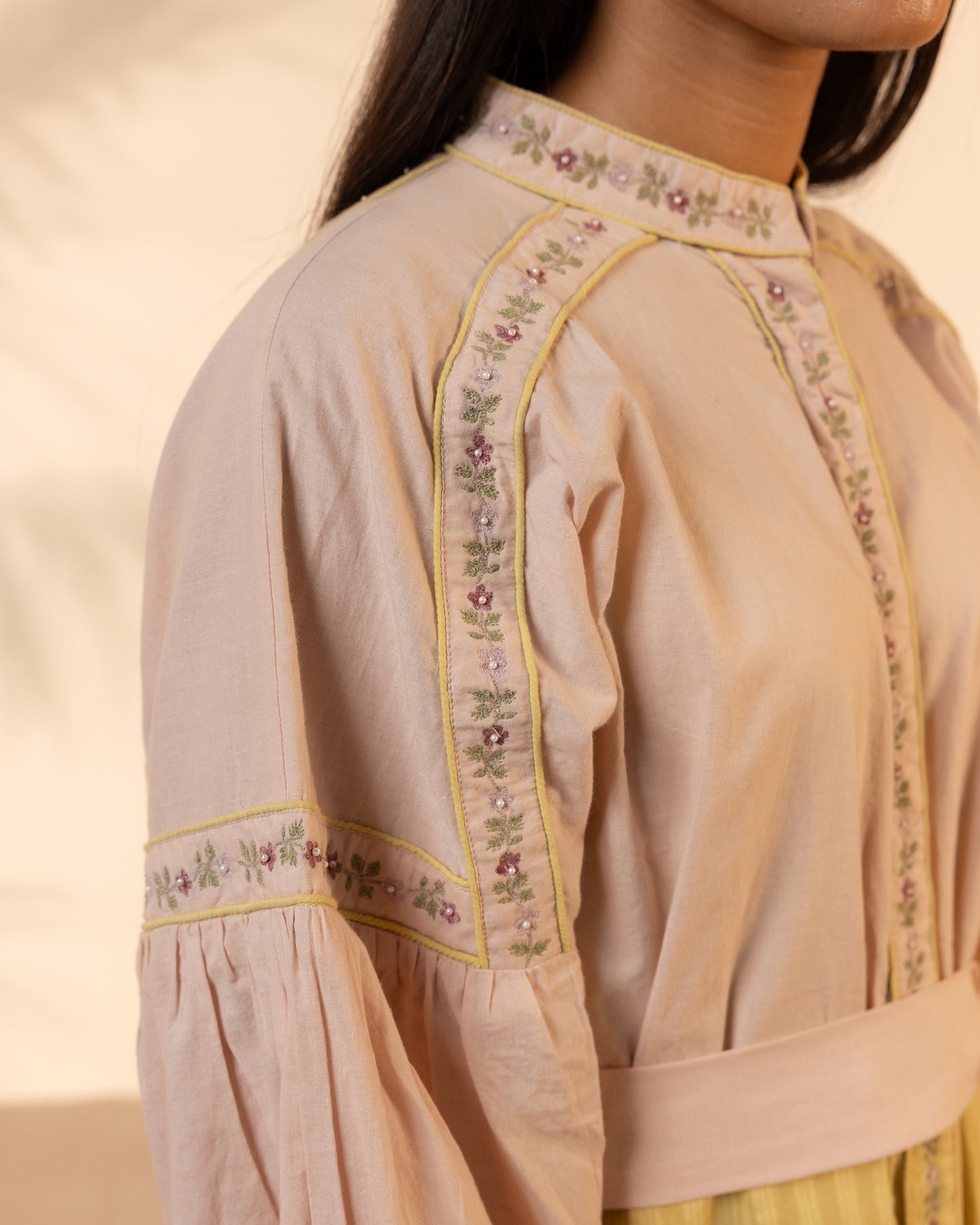 Citrus Glow Dress - Pink + Yellow