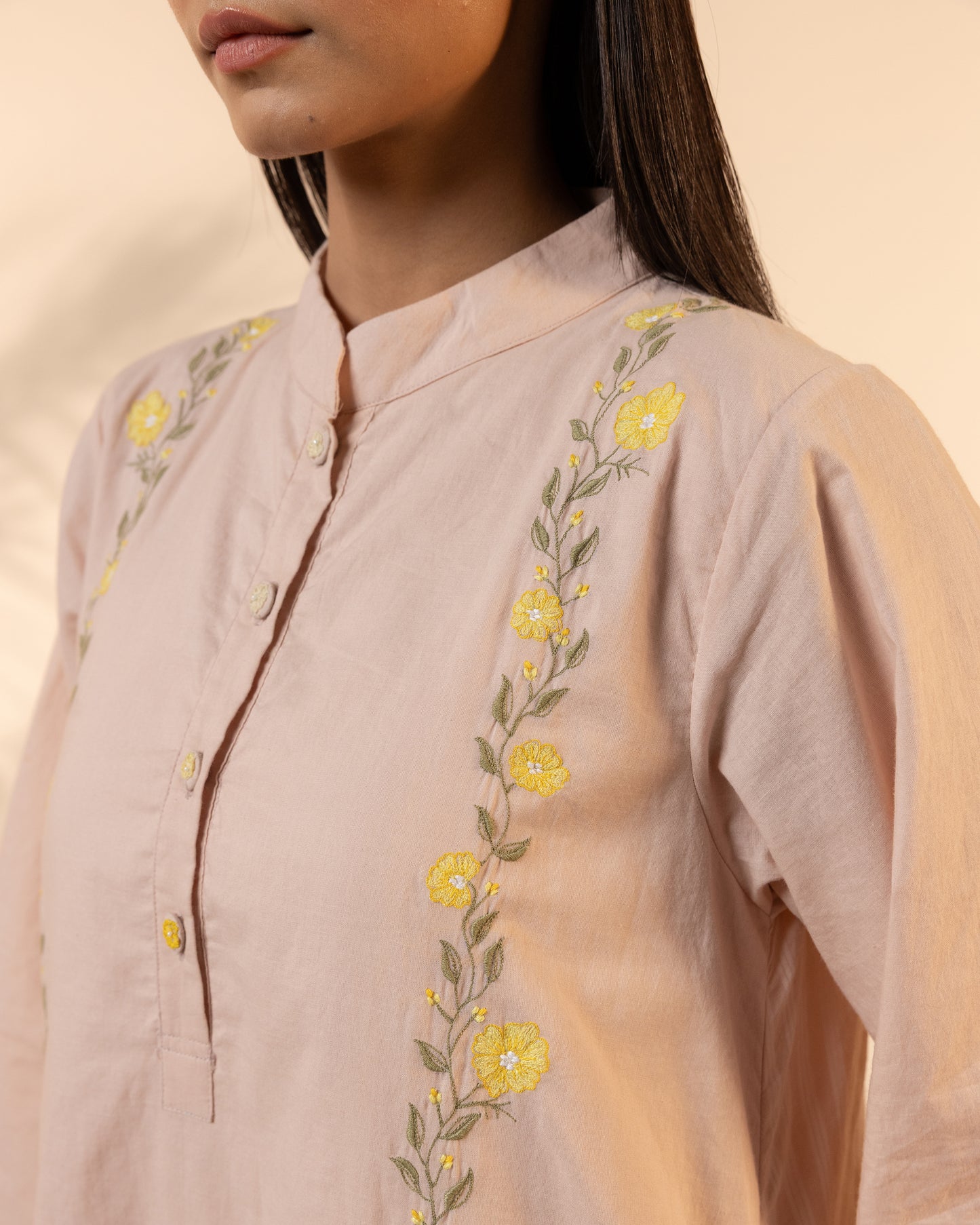 Bloomberry Kurta - Flamingo Pink