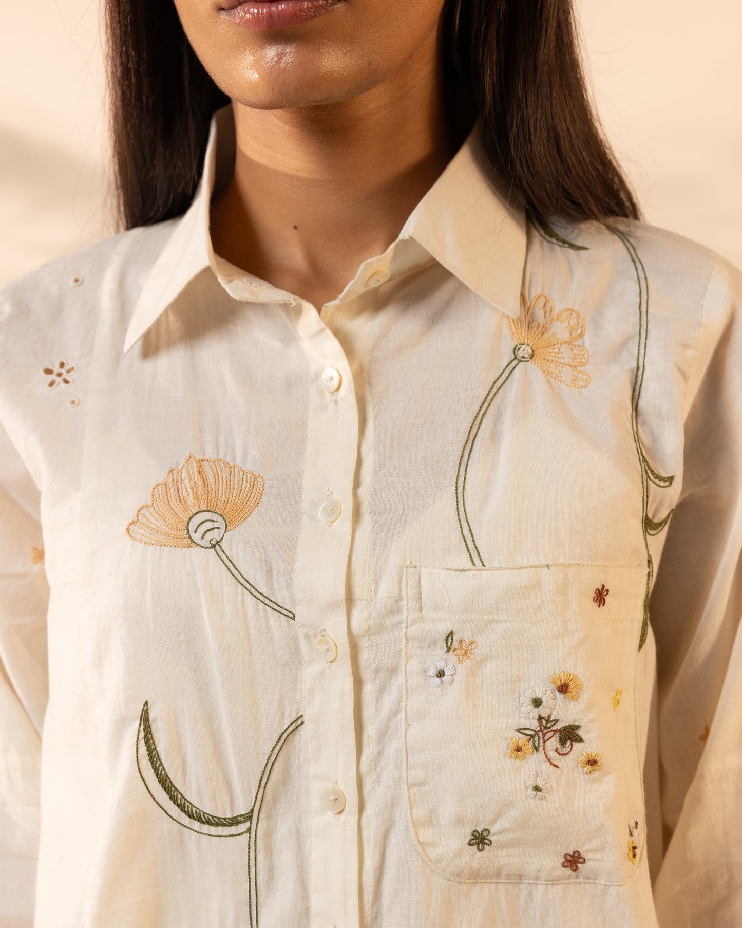 Apricot Shirt - Beige