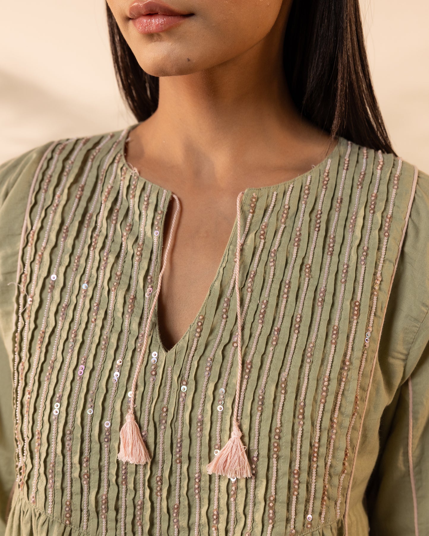 Sunpetal Dress - Pale Green