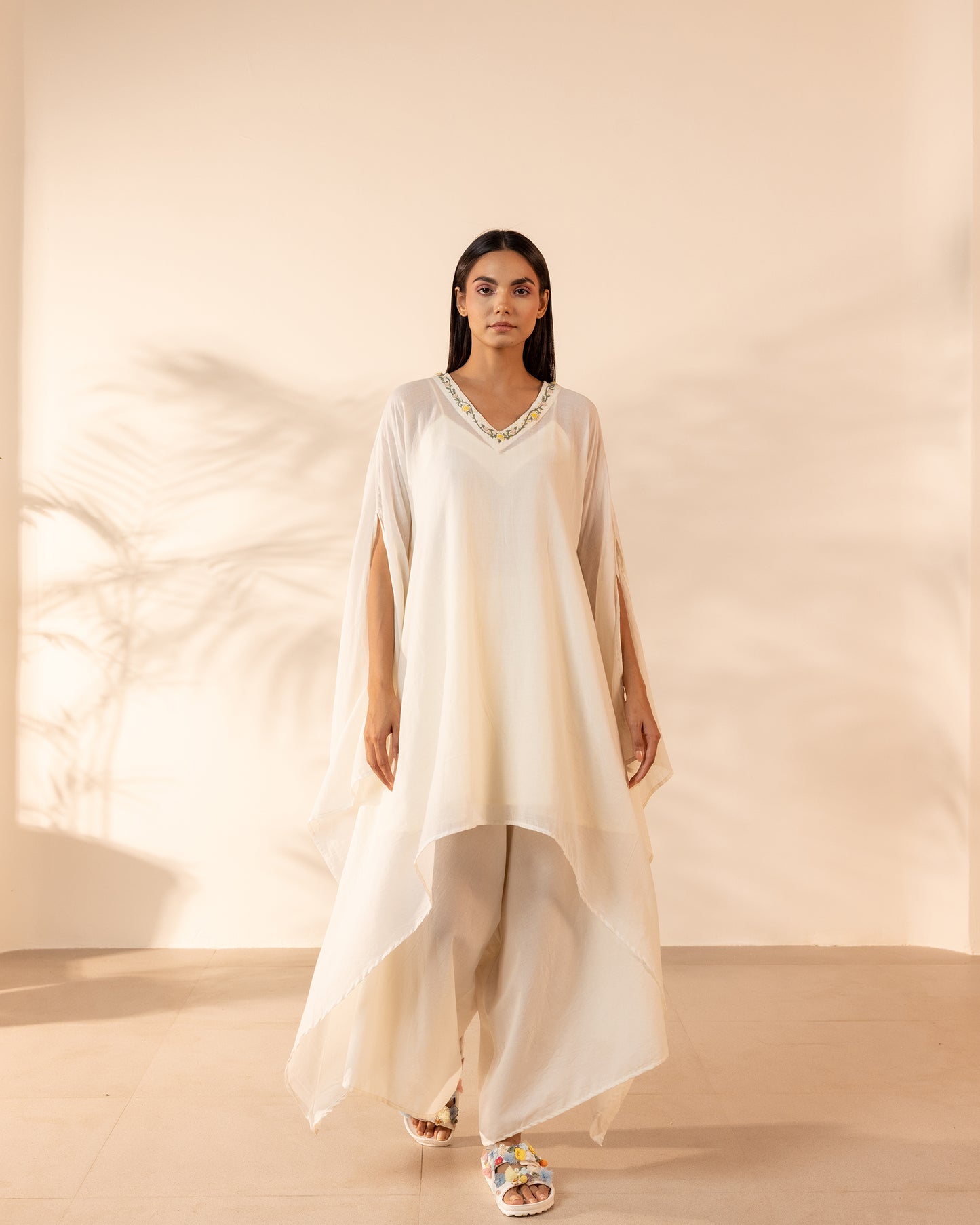 Lemon Drop Kaftan - Beige