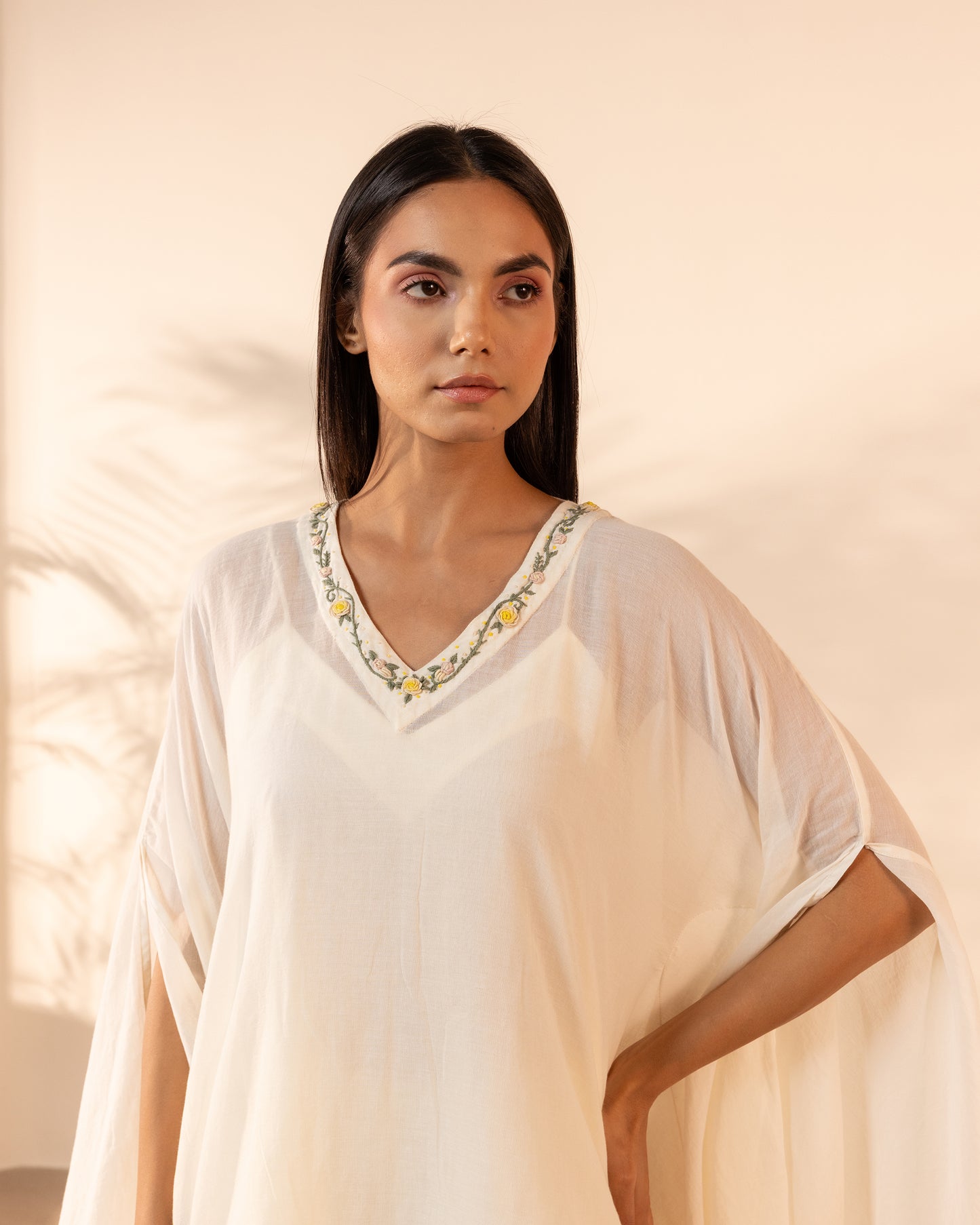 Lemon Drop Kaftan - Beige