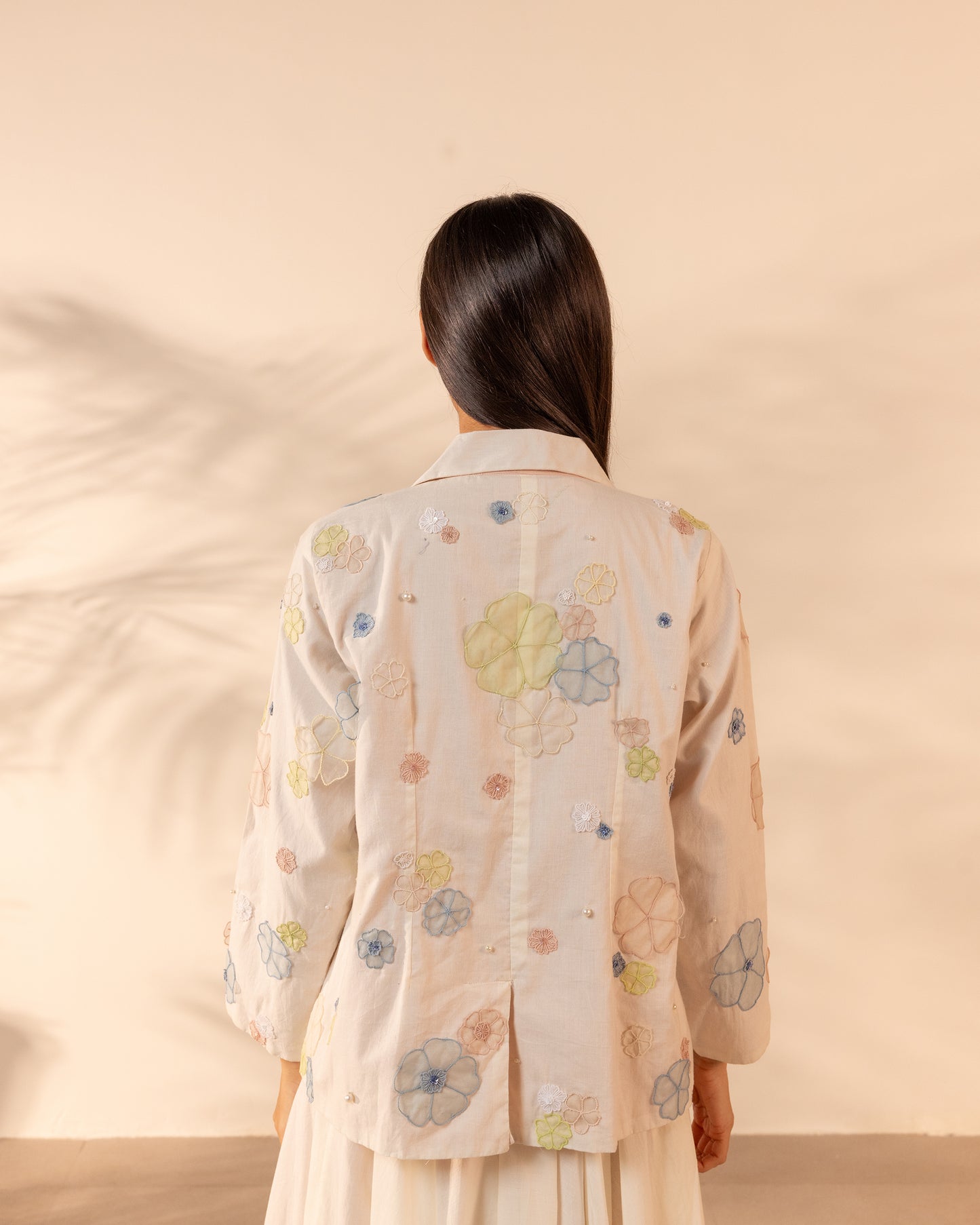 Lush Jacket - Beige + Flamingo Pink