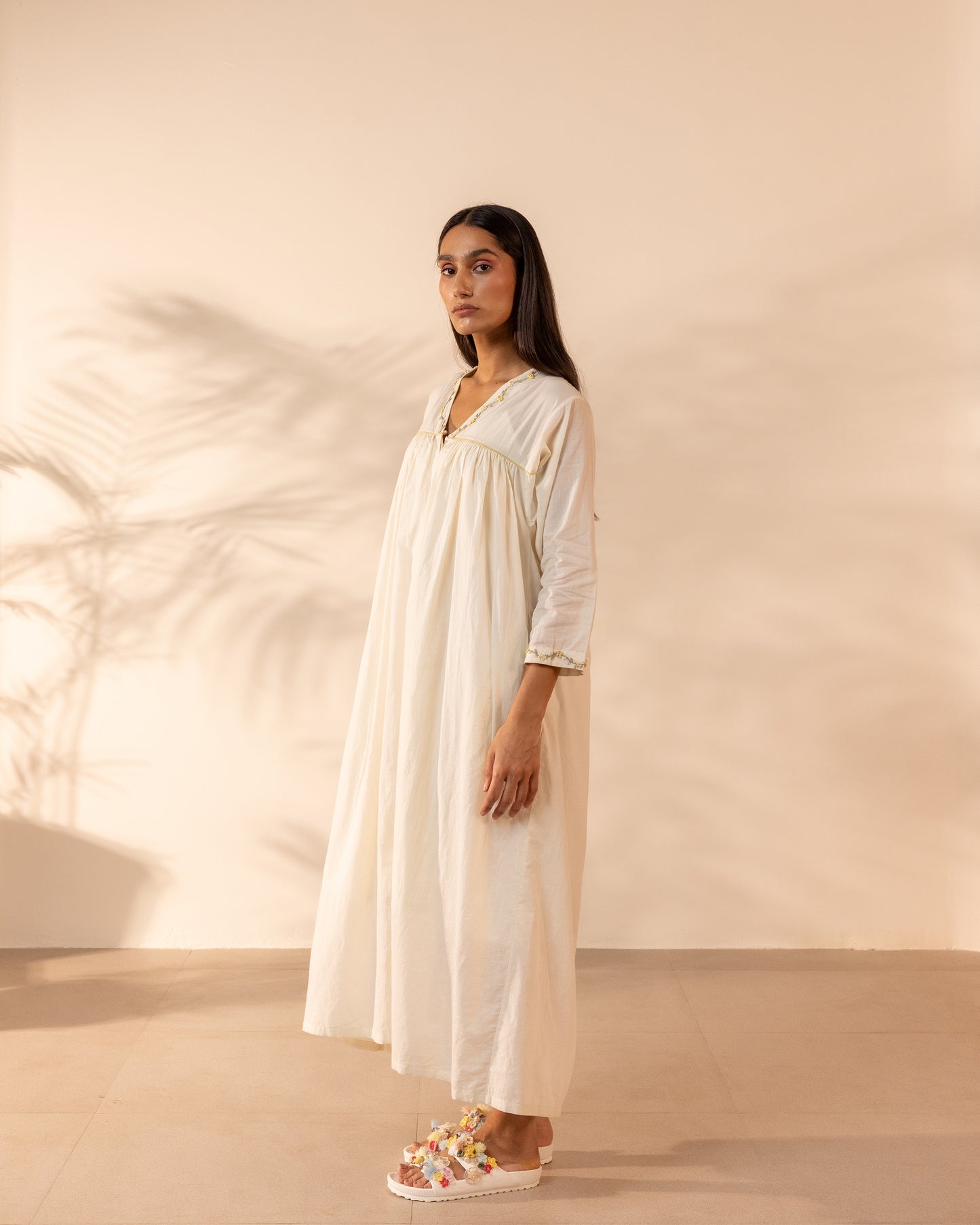 Floret Dress - Beige