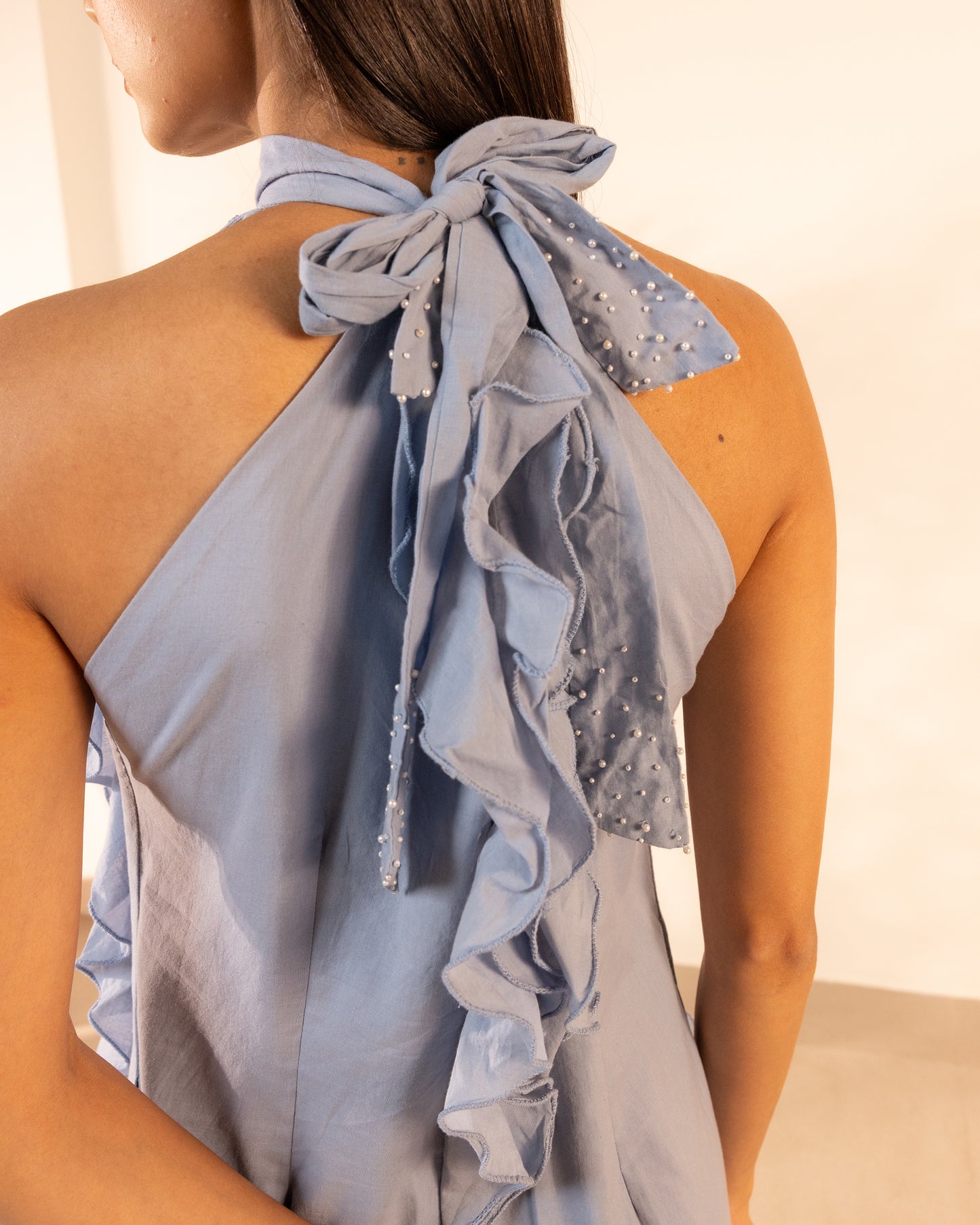 Sunny Side Dress - Baby Blue