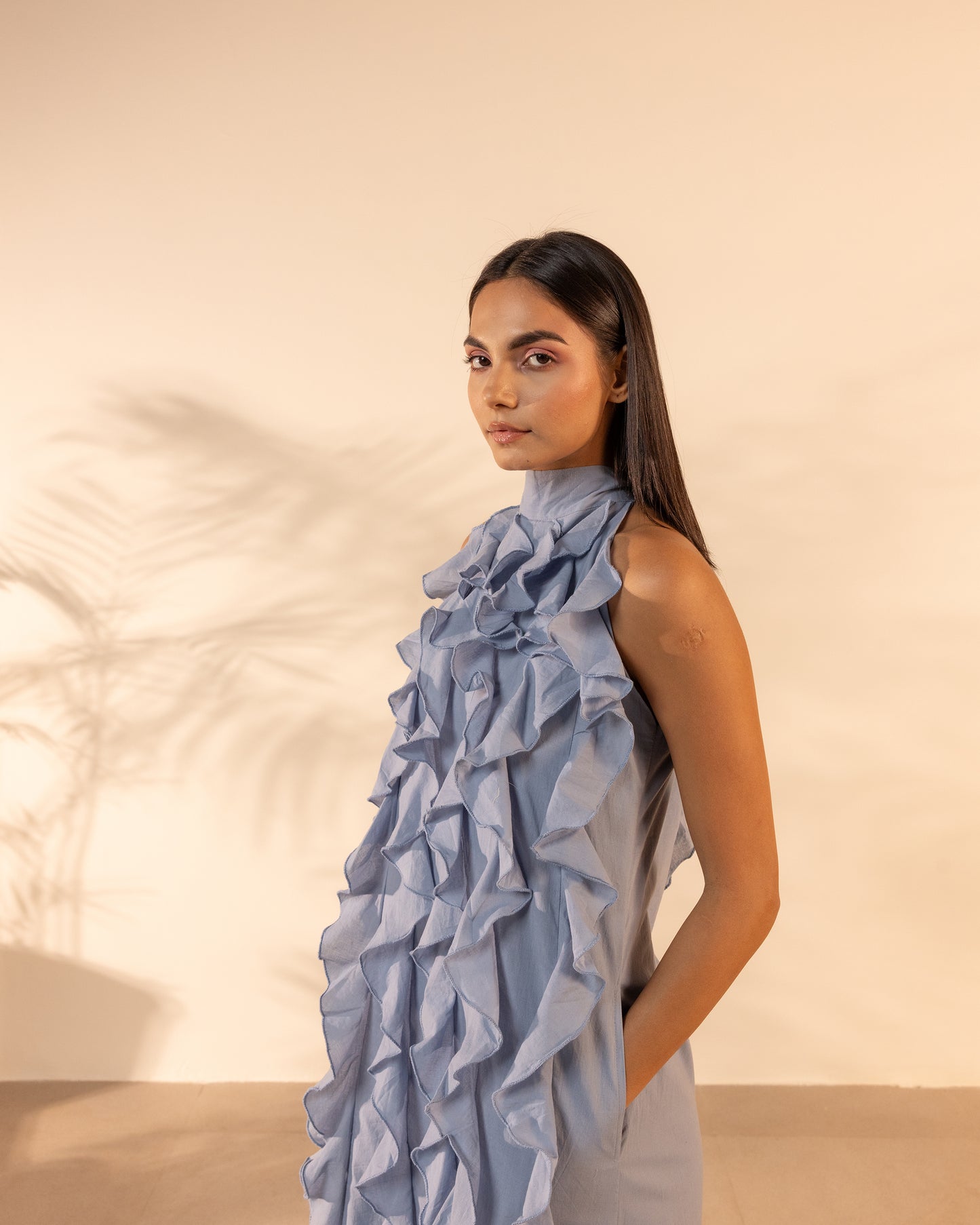 Sunny Side Dress - Baby Blue