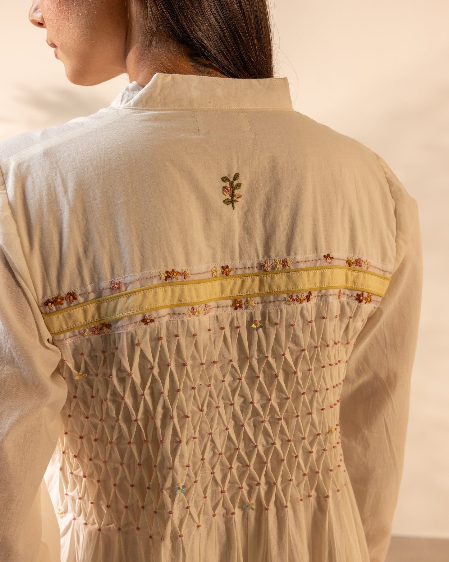 Whimsy Dress - Beige