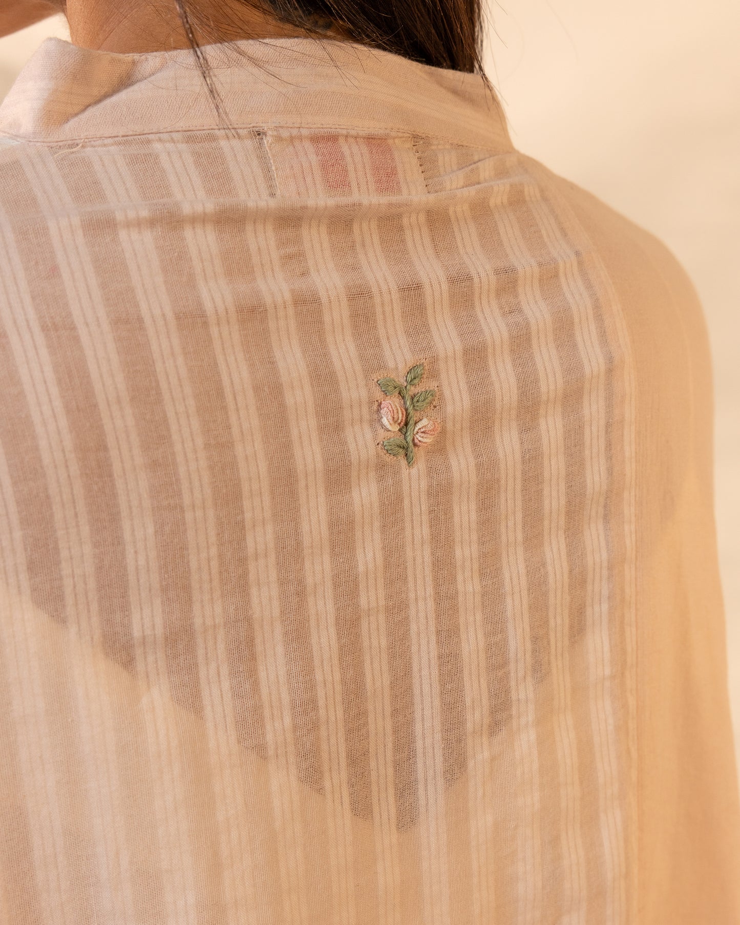 Blush Wind Dress - Pink + Beige