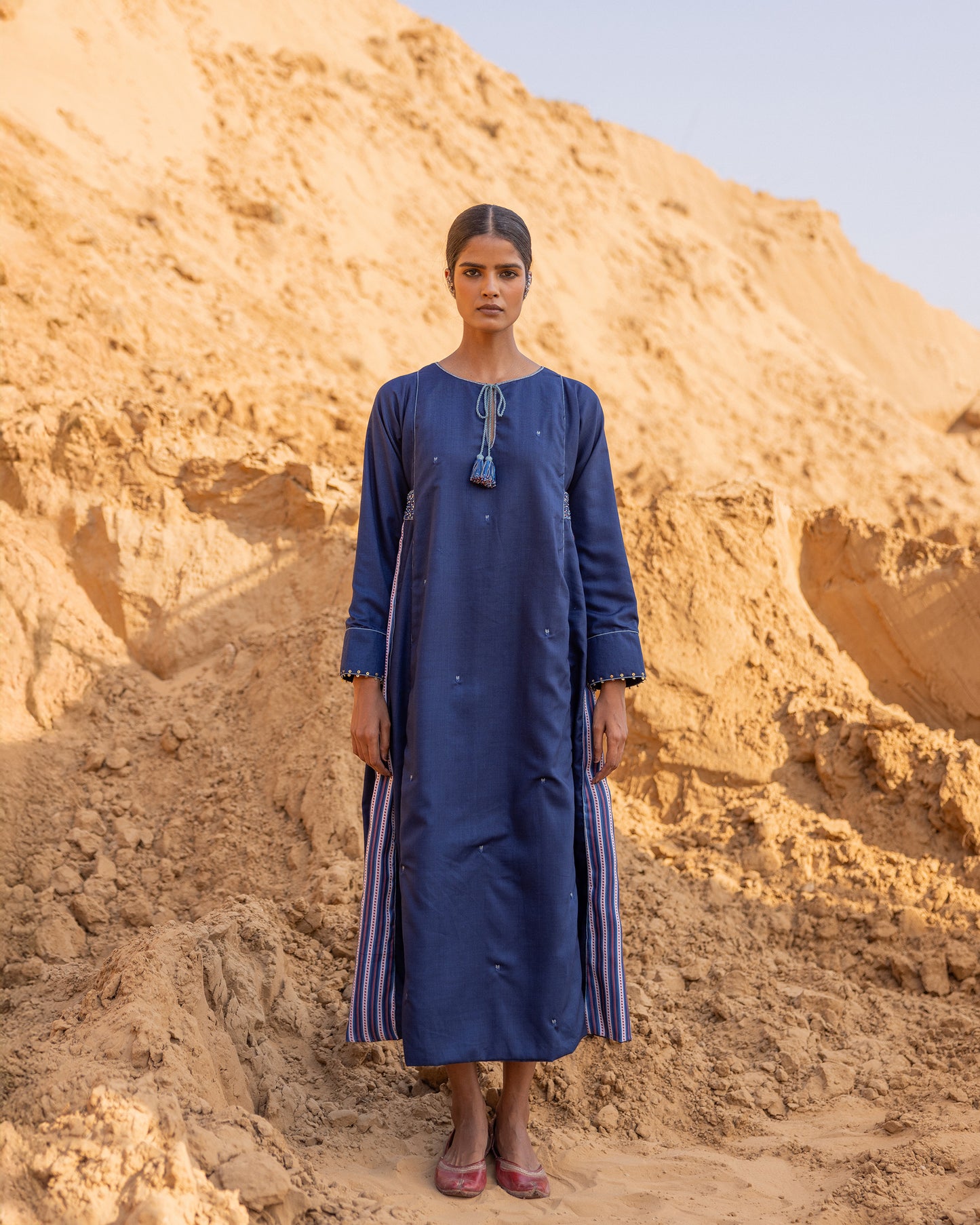 Oraan Dress - Indigo Blue