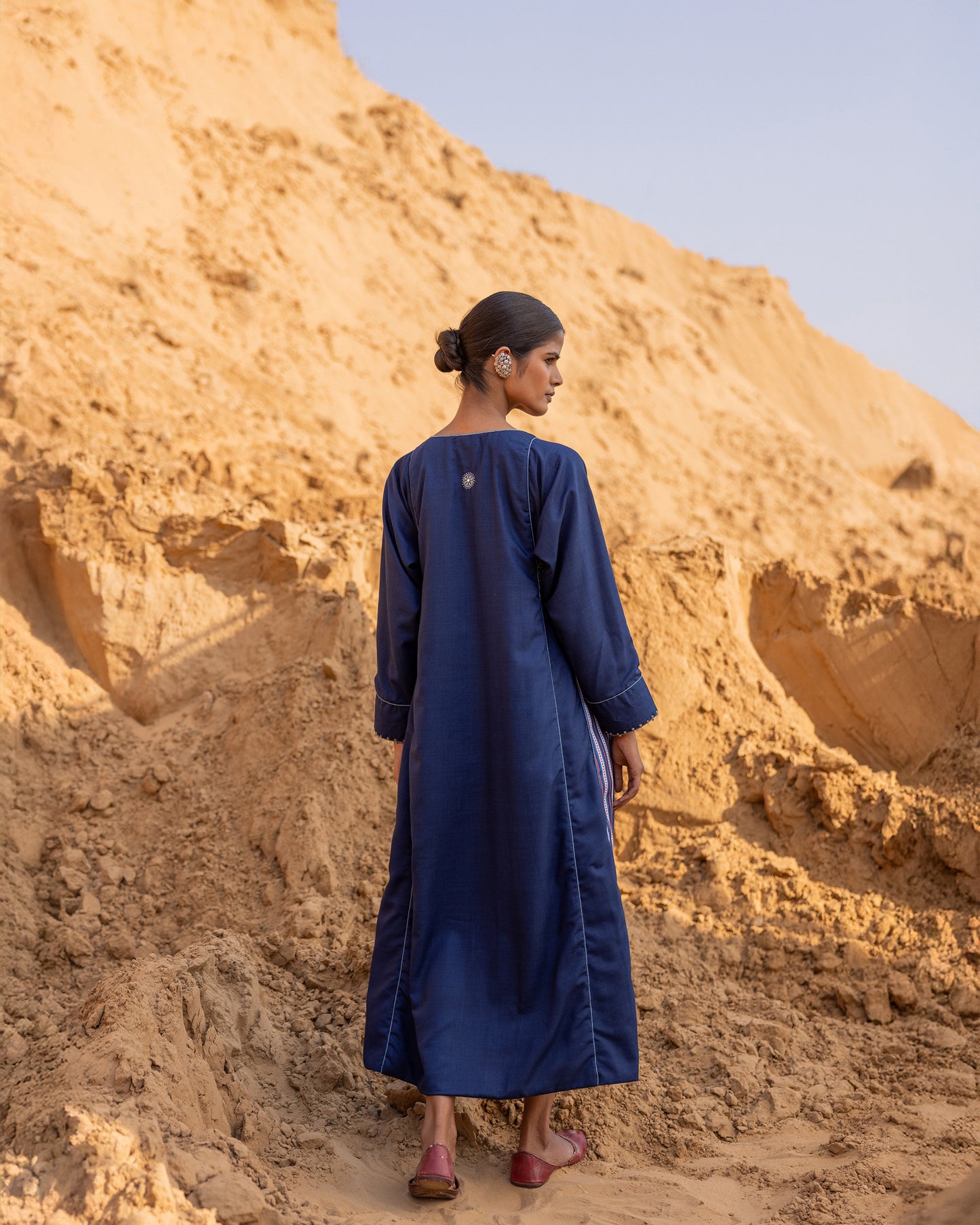 Oraan Dress - Indigo Blue