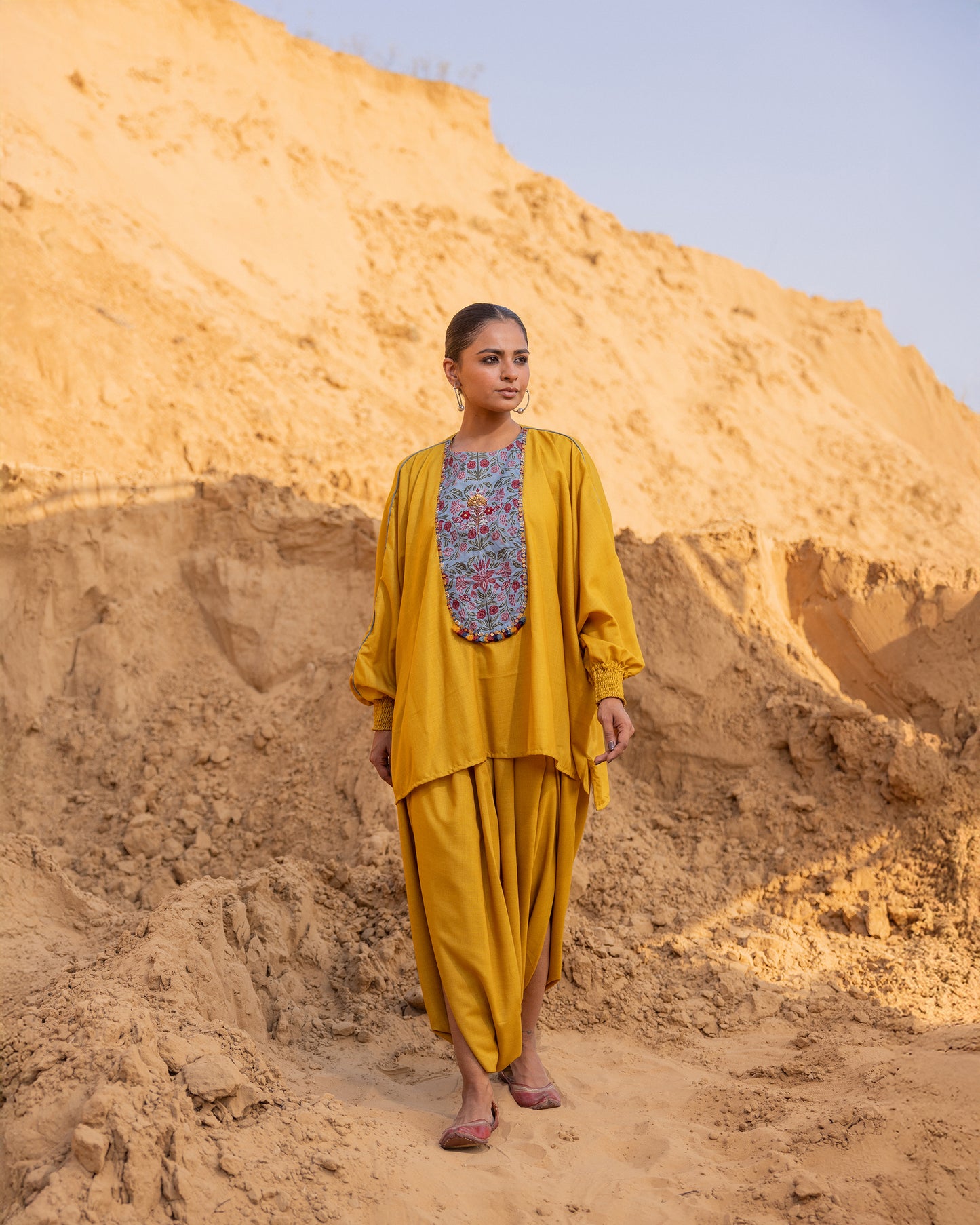 Mosaic Co-Ord Set - Mustard