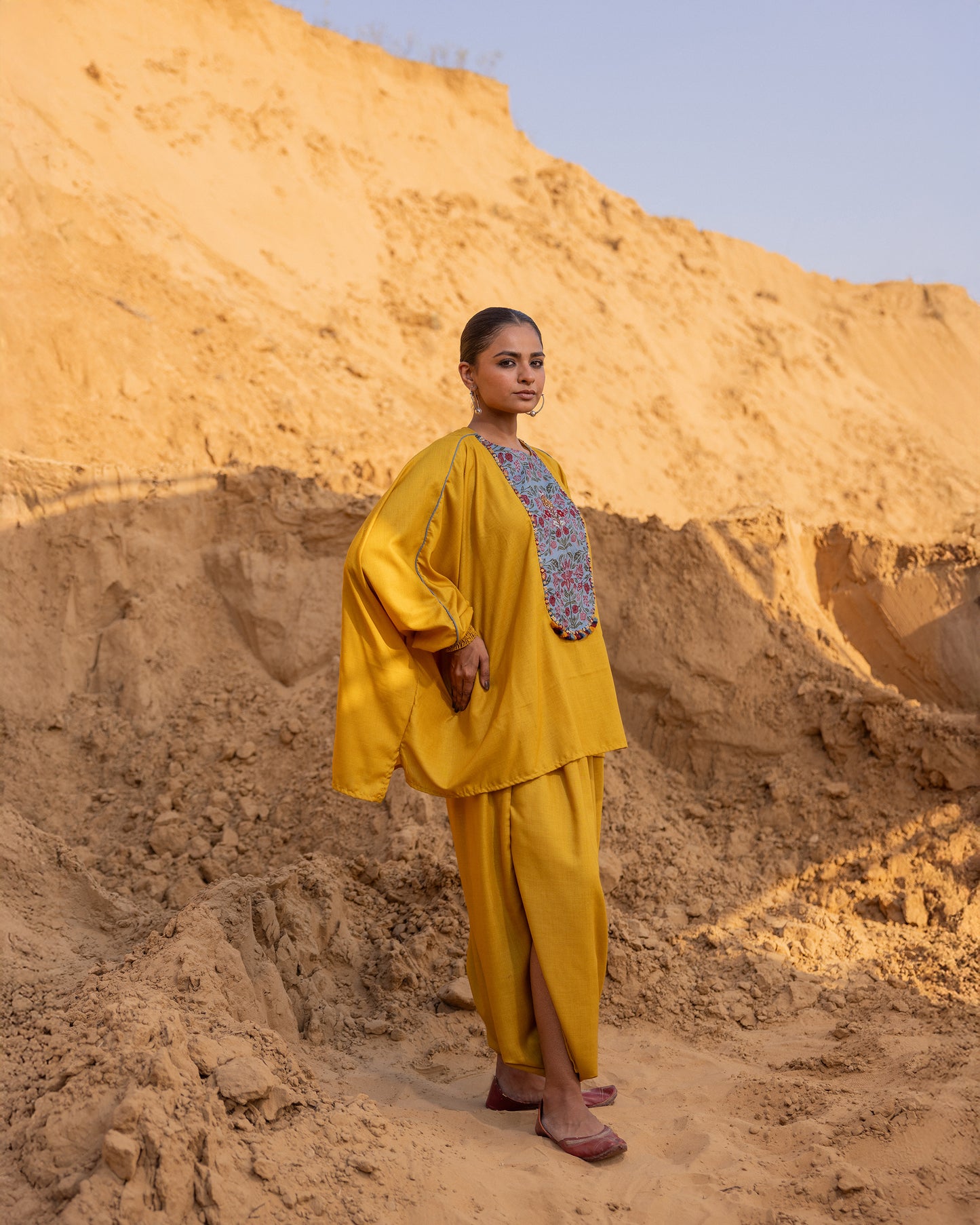 Mosaic Co-Ord Set - Mustard