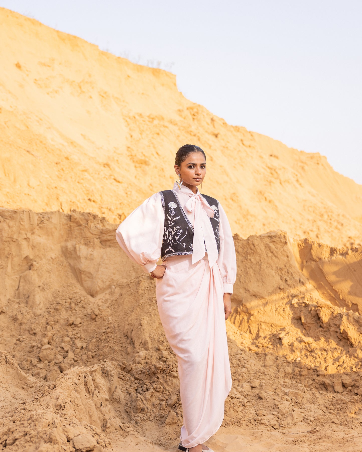 Lynor Jacket - Desert Sand & Black