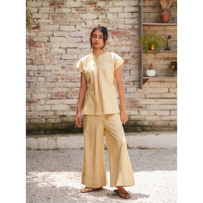 Capsule 6 - Peanut Brown Cotton Pants
