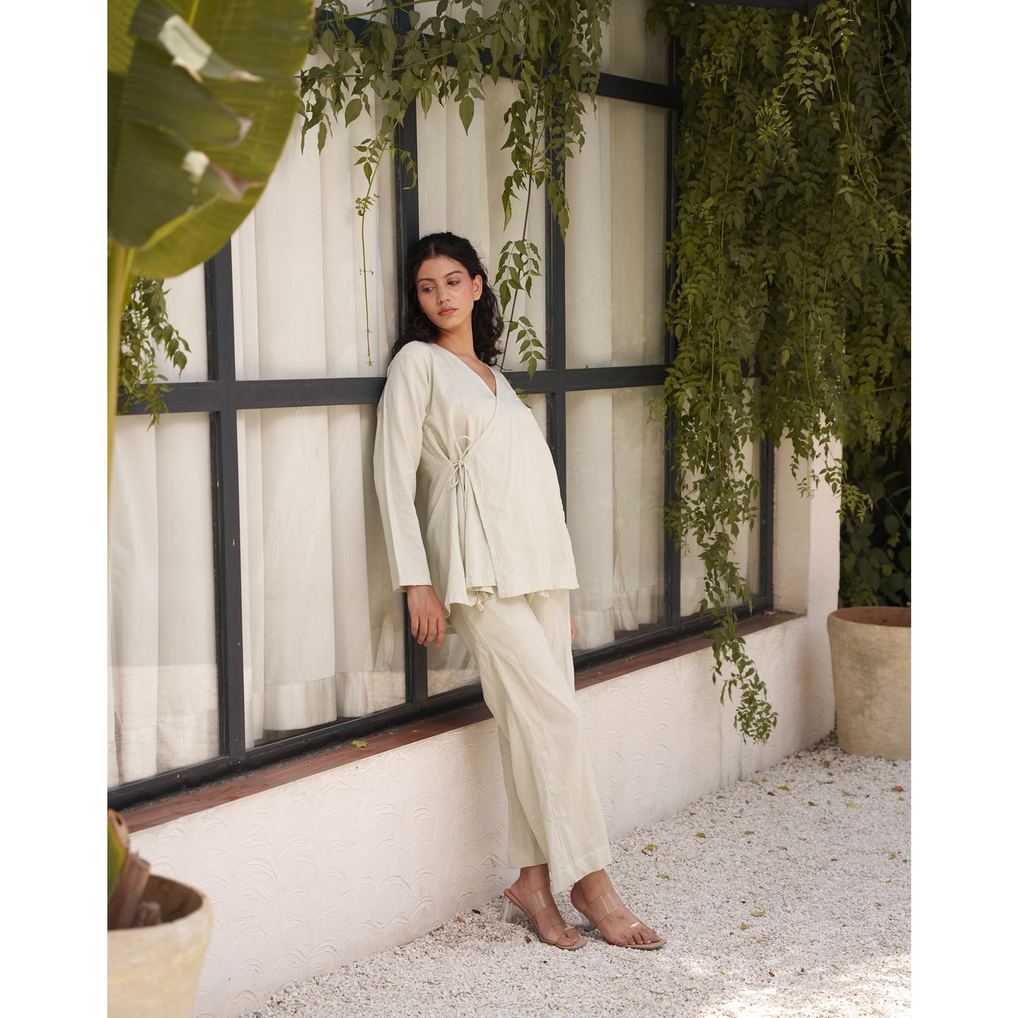 Capsule 11 - Grey Handwoven Pants