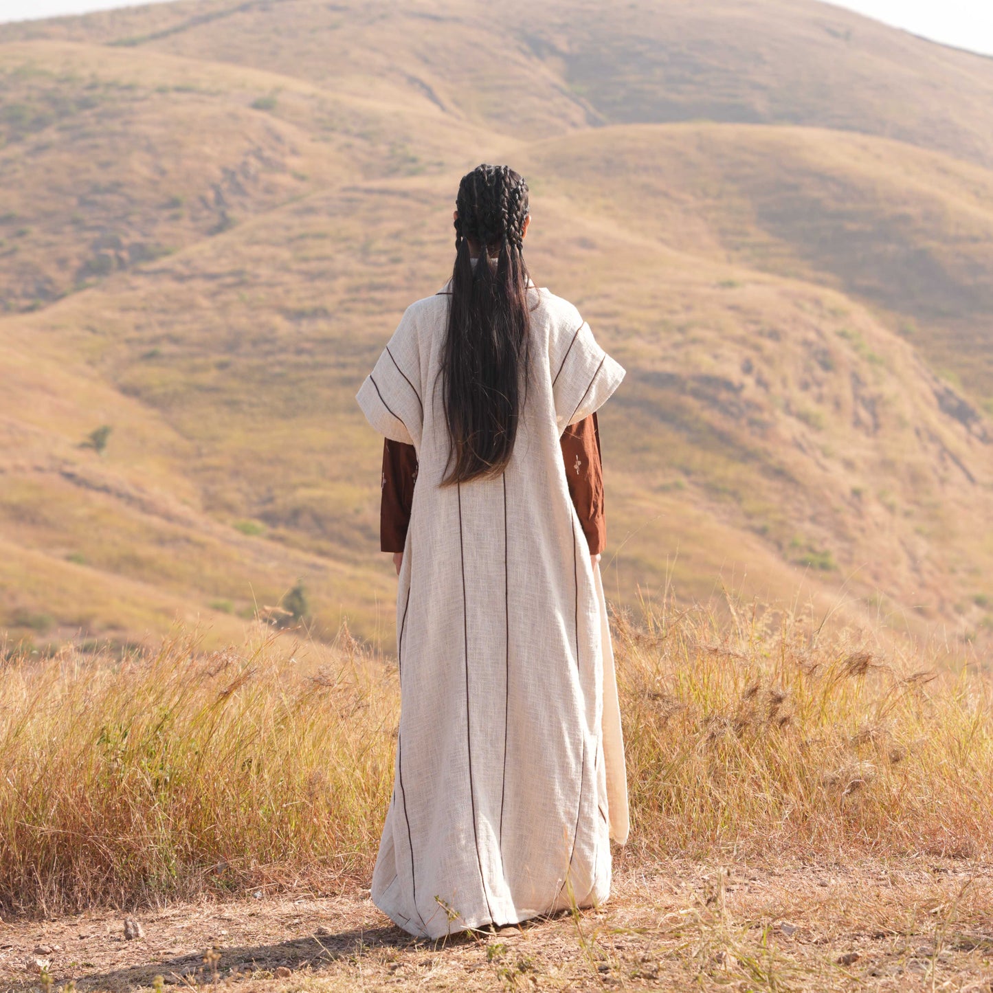 Flavia Dress and Jacket Set Brown