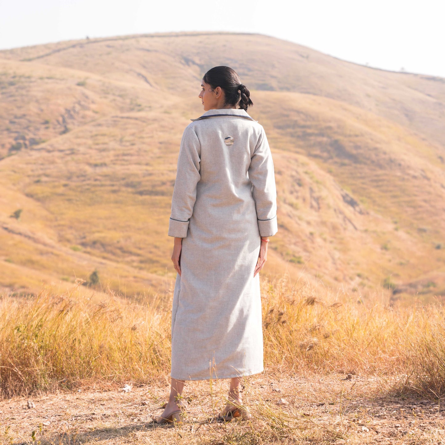 Aria Dress and Jacket Set Grey