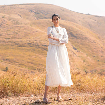Beige Nicola Midi Dress - OurDve