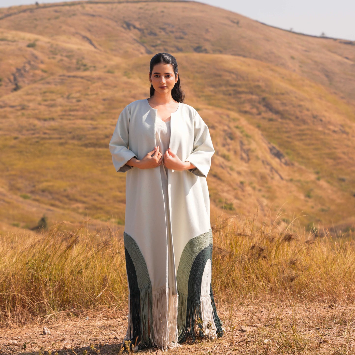 Ethera Dress and Jacket Set - Grey