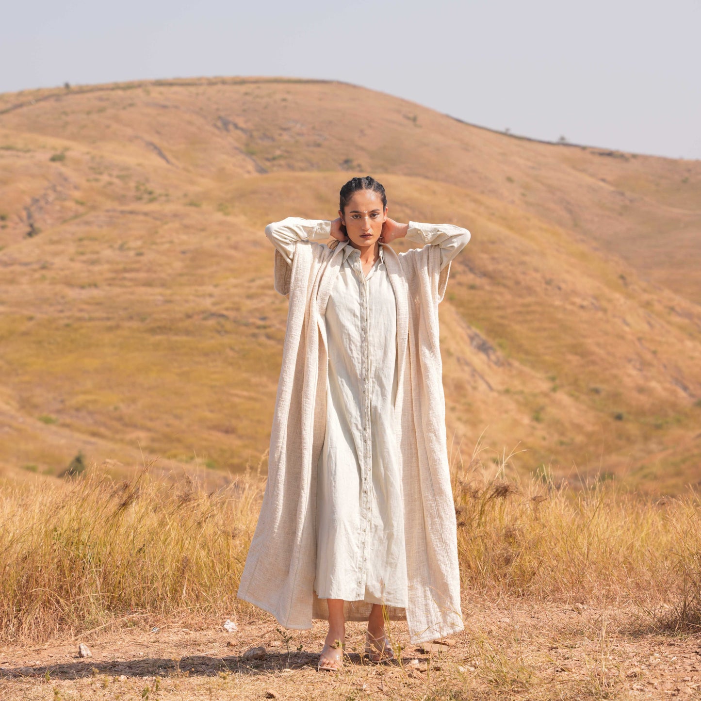 Flavia Dress and Jacket Set Grey