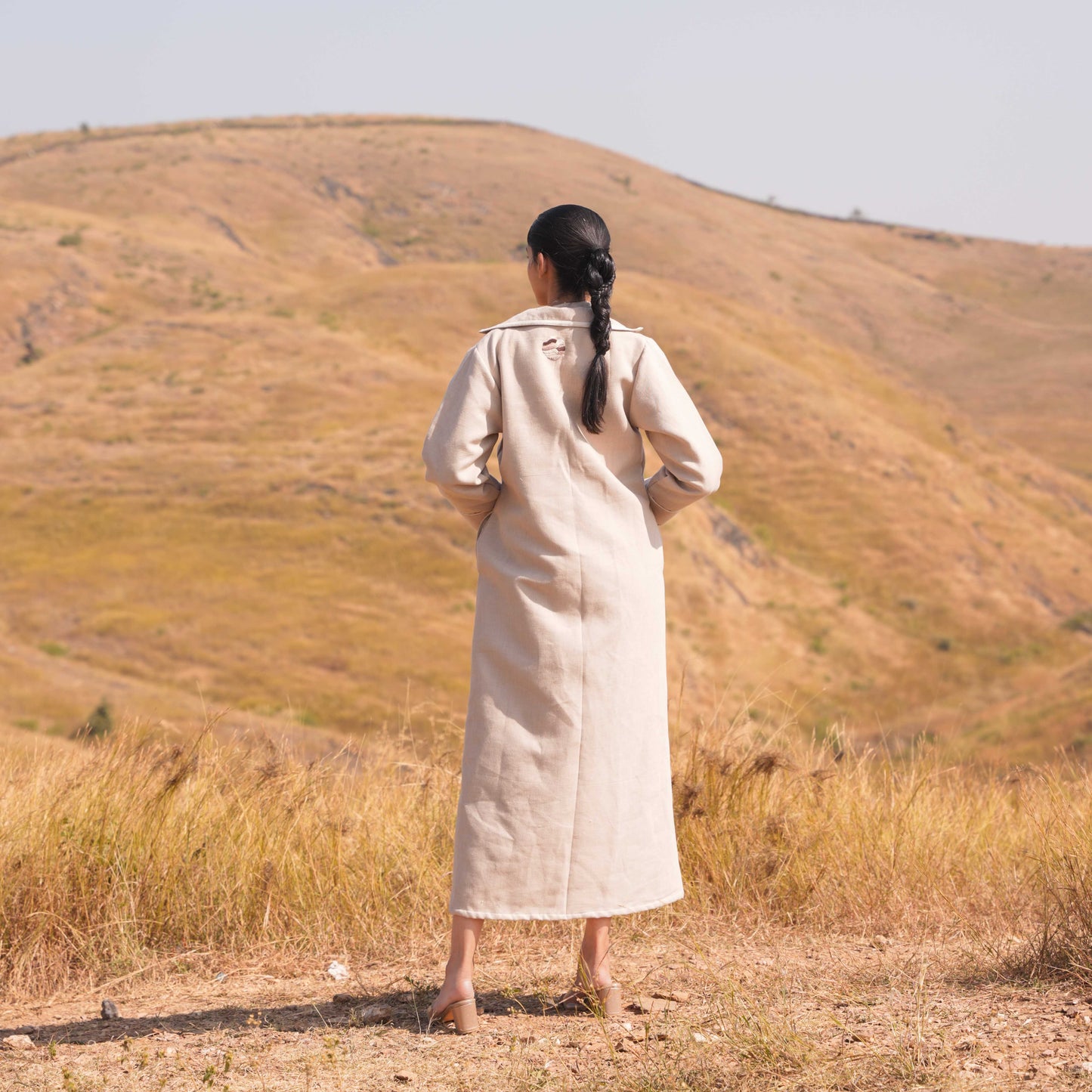 Aria Dress and Jacket Set Brown