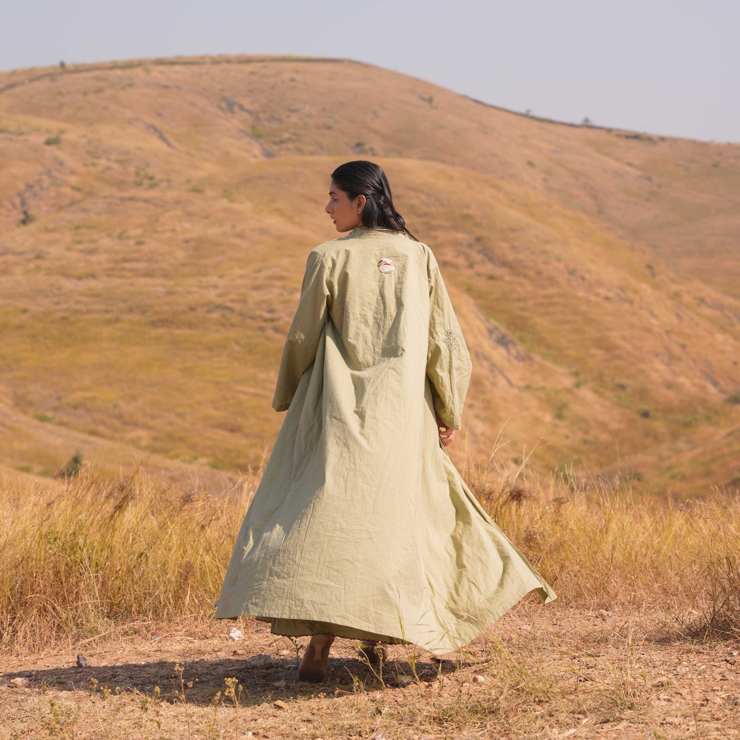 Frost Fall 3 Piece Set (Top, Skirt and Jacket) - Green