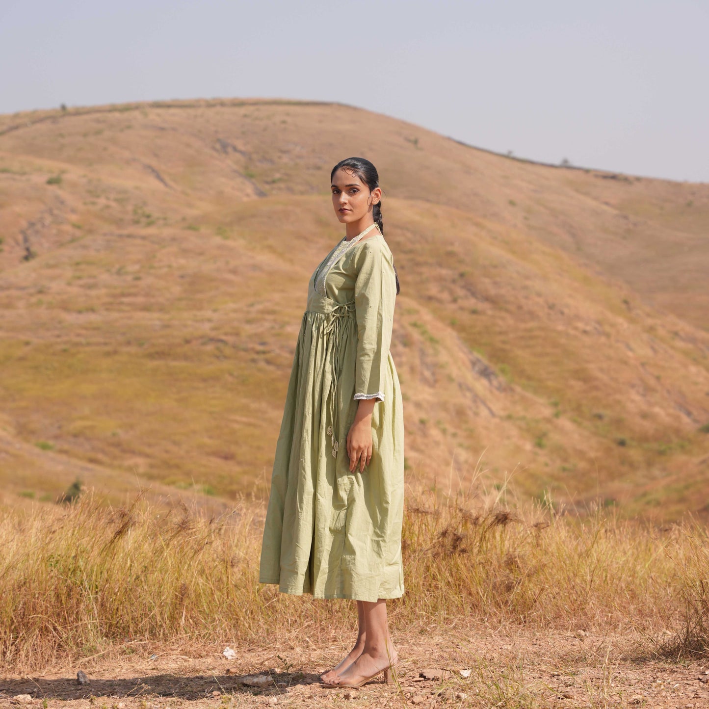 Nicola Dress Pale Green