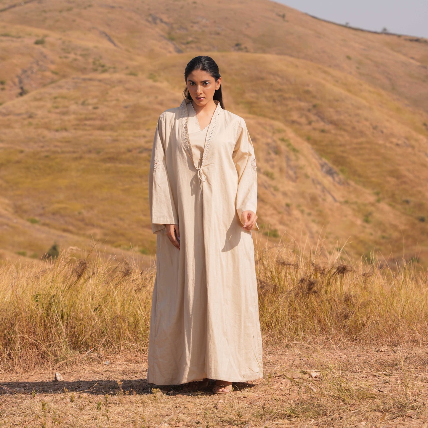 Frost Fall 3 Piece Set (Top, Skirt and Jacket) - Ivory