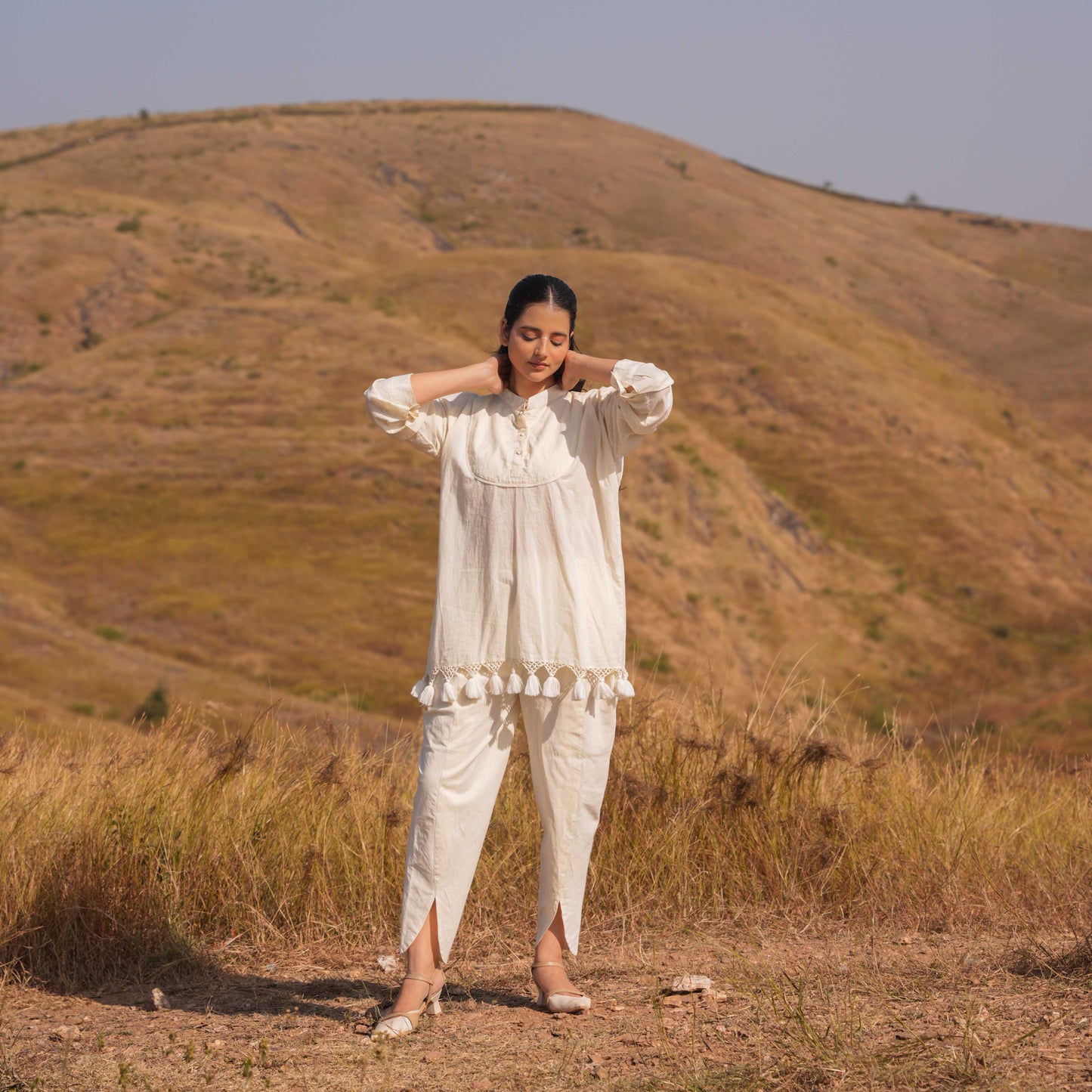 Arlo Top and Pant Co-ord Set Beige