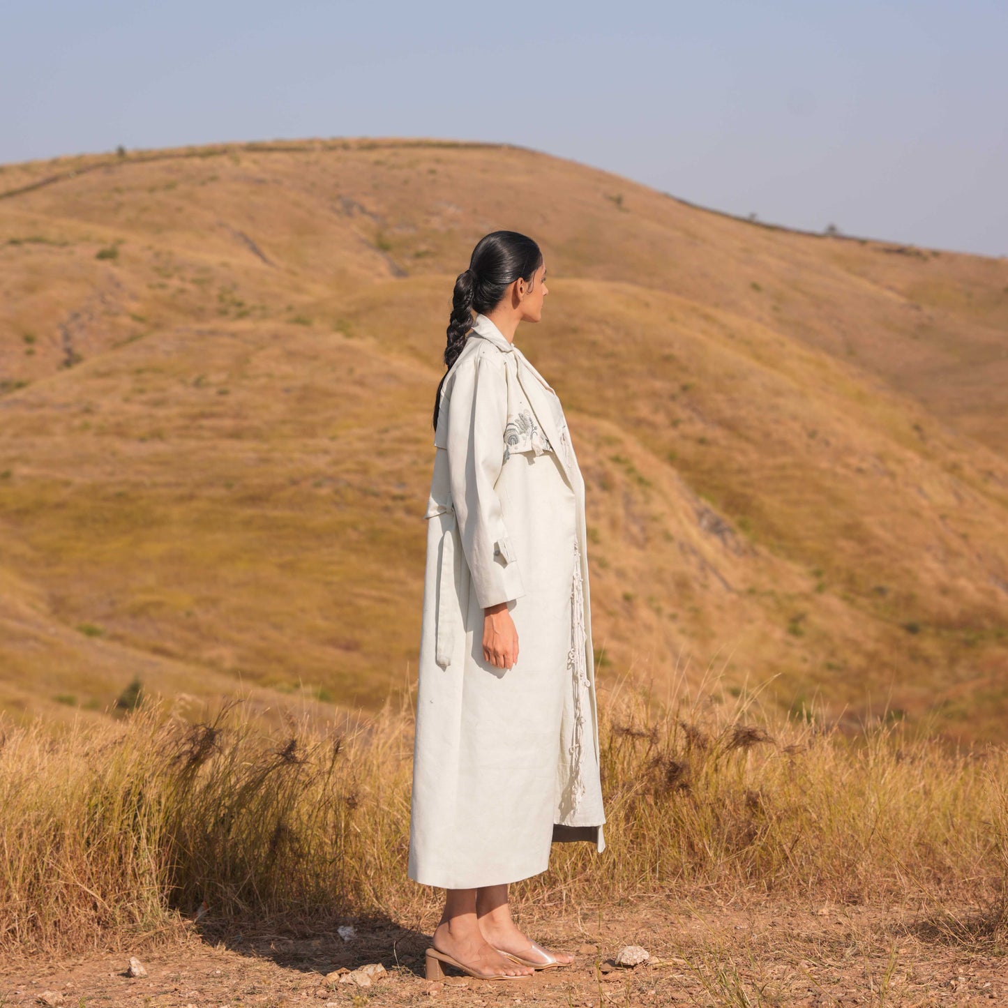 Miraya Dress and Jacket Set Grey