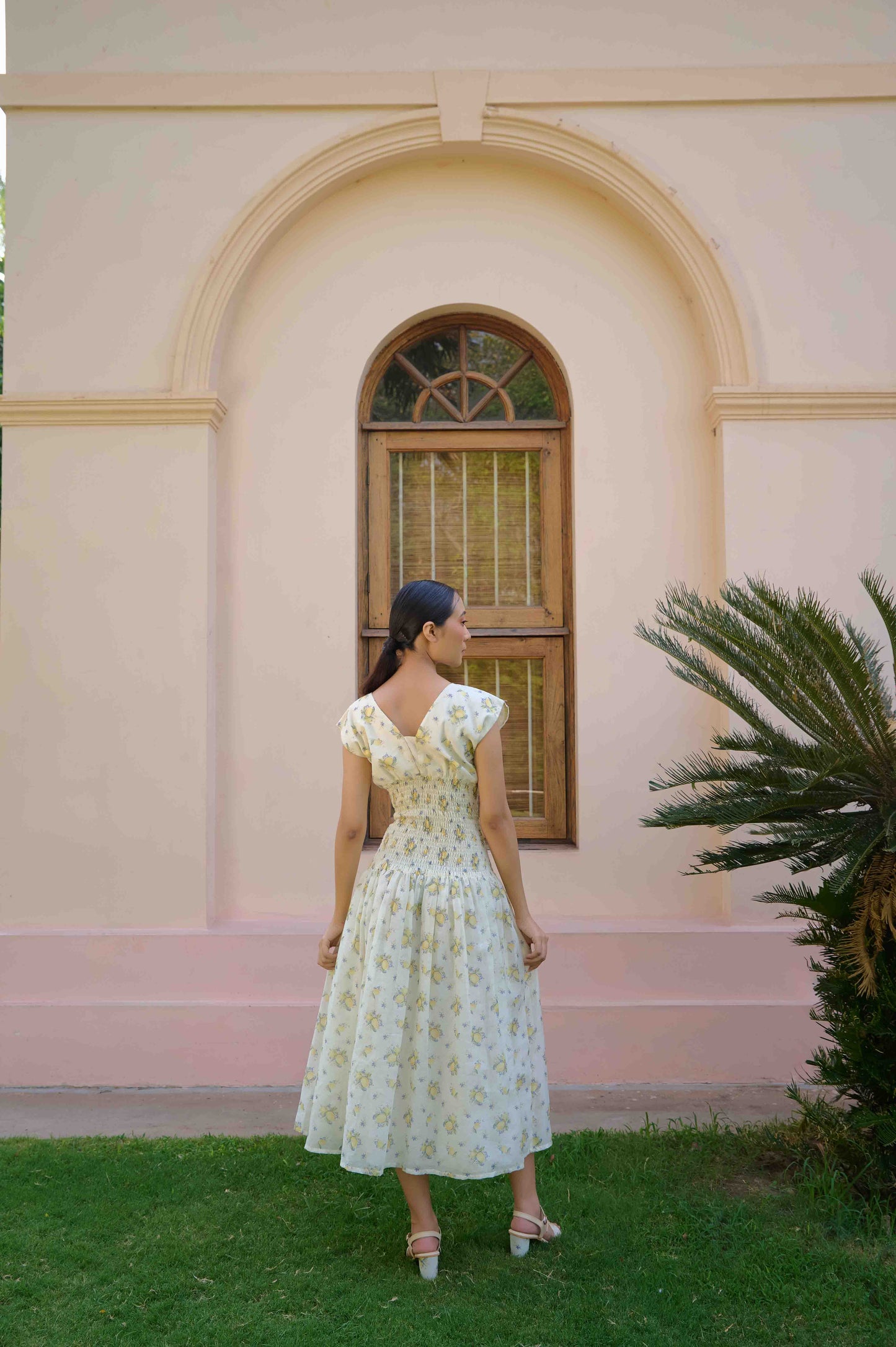 Annie Dress and Jacket Set - Lemon Print