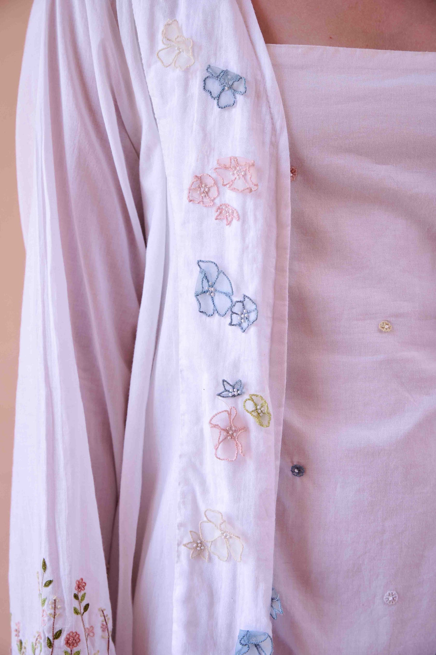 Betty Dress and Jacket Set - White