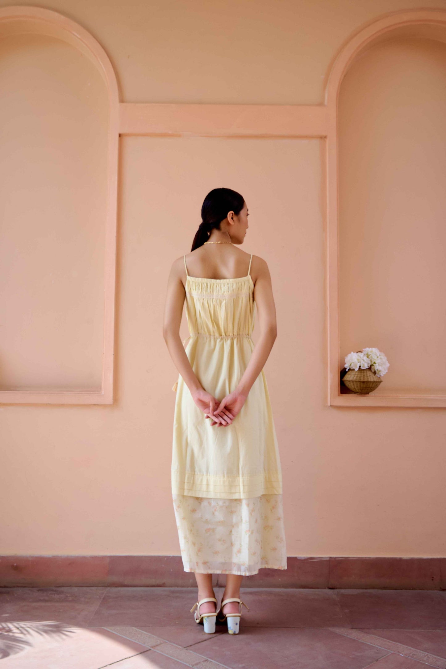 Clara Dress and Jacket Set - Yellow