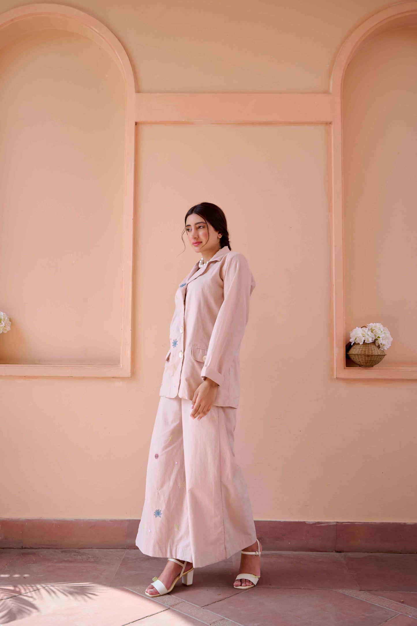 Fred Pant Suit - Flamingo Pink