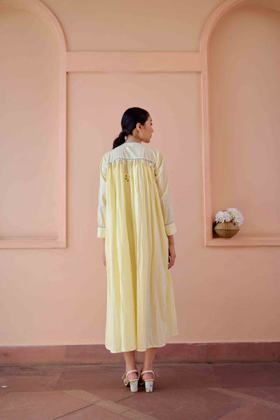 Zeno Dress - Lemon Printed