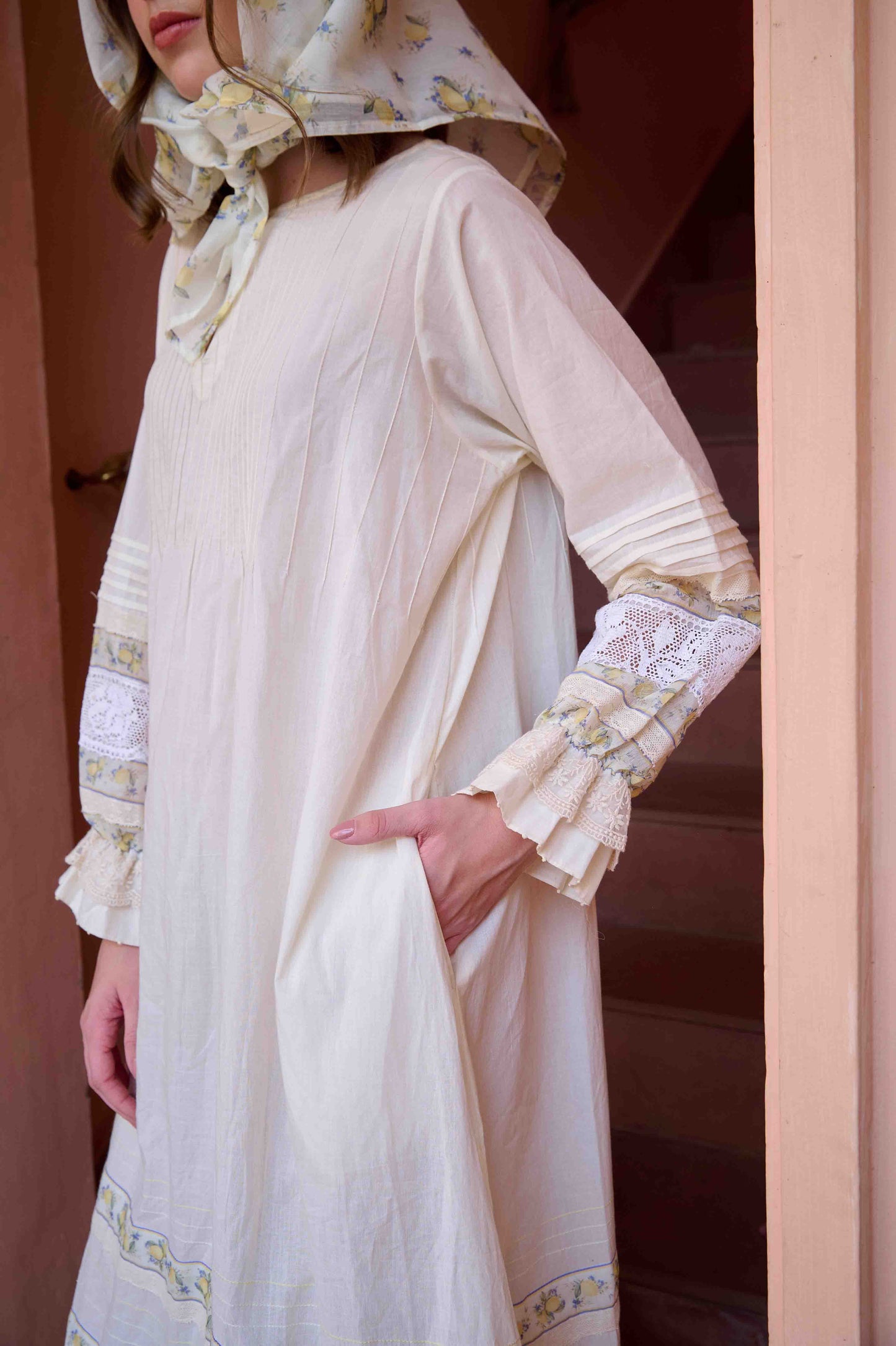 Nancy Dress - Beige