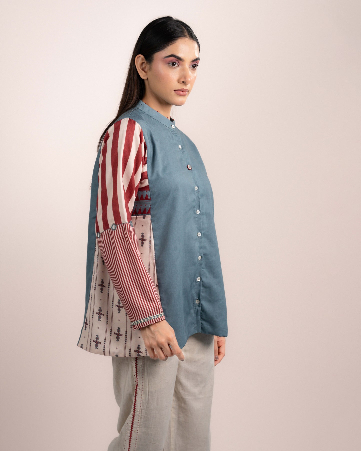 Lyra Shirt - Normandy Blue
