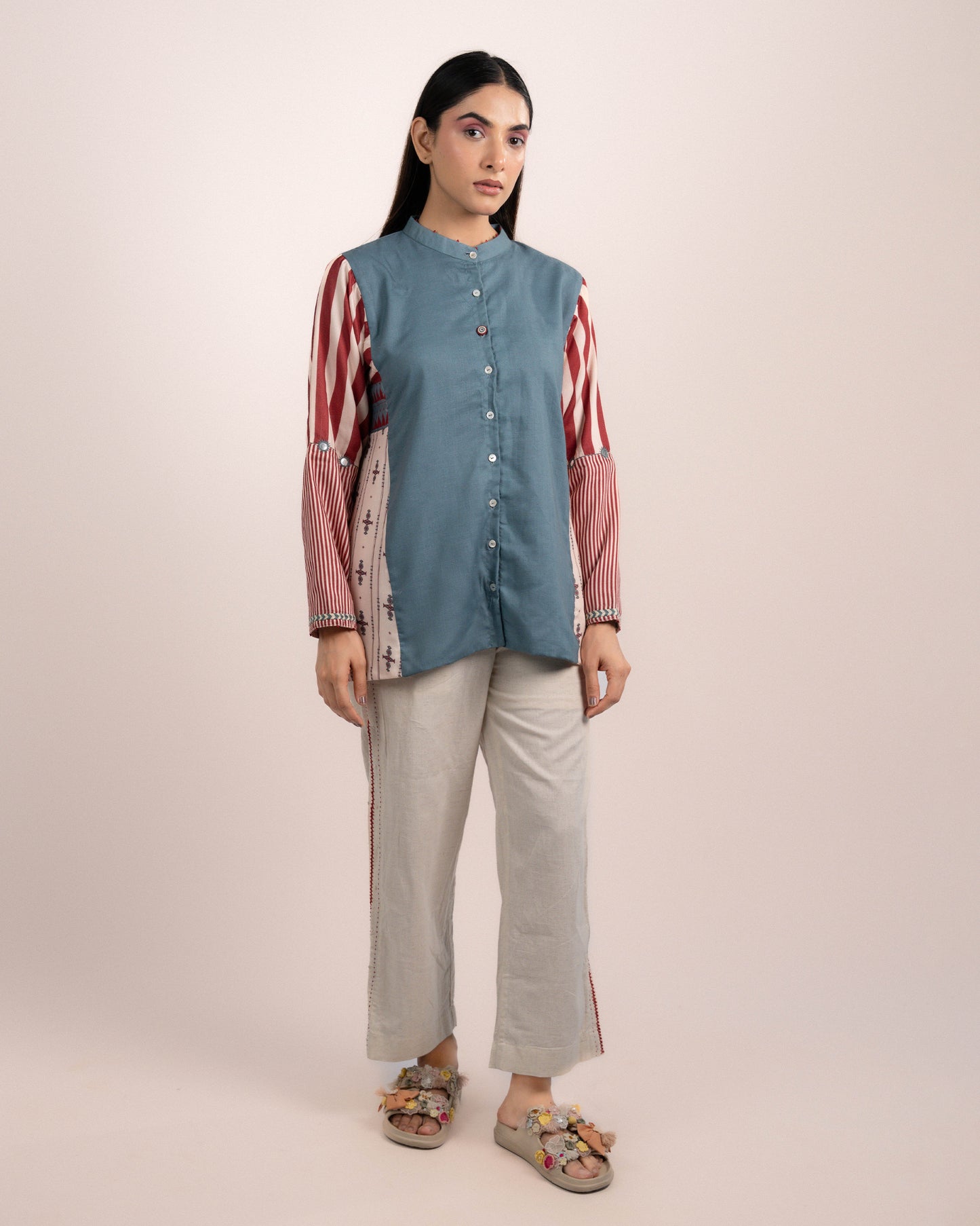 Lyra Shirt - Normandy Blue