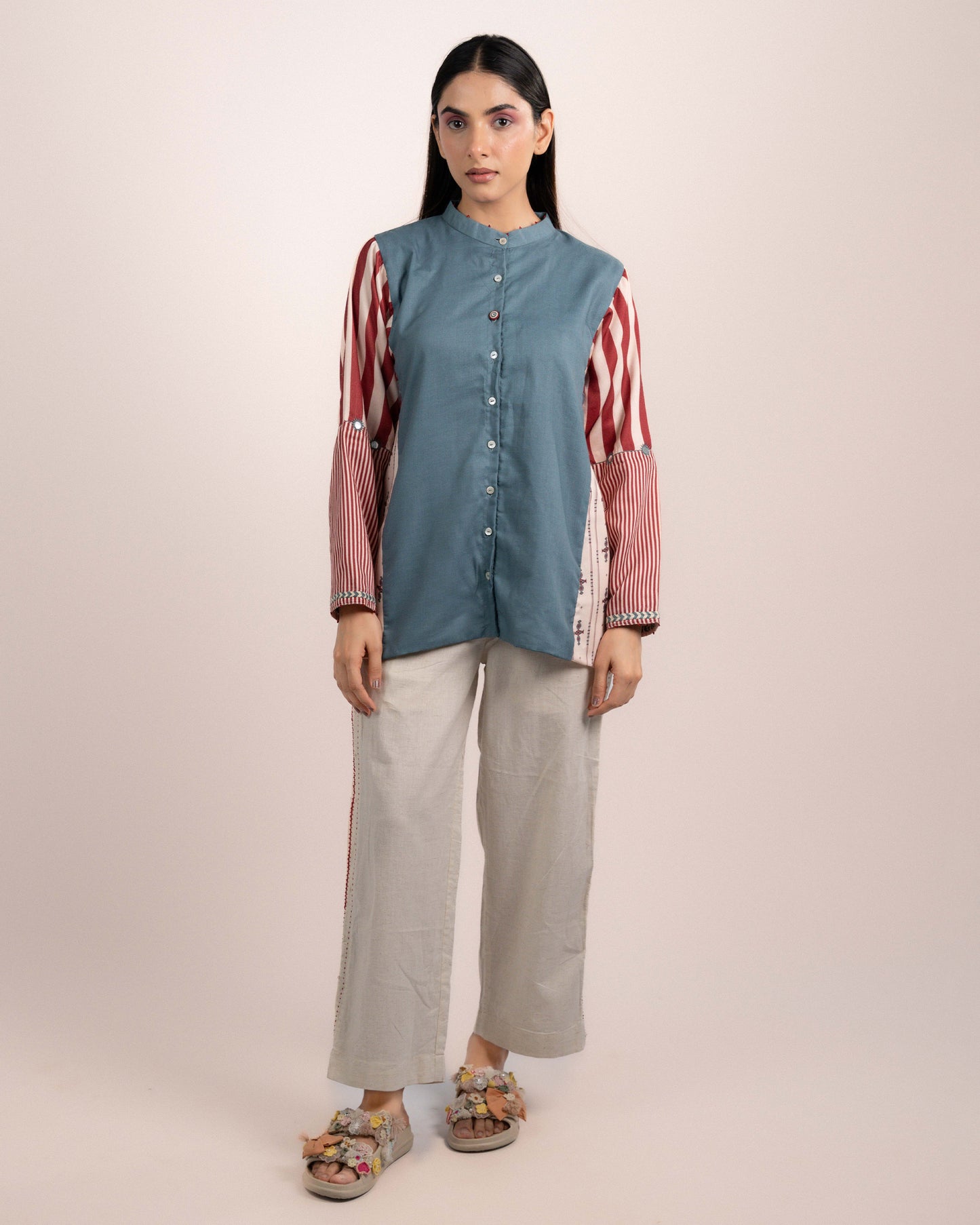 Lyra Shirt - Normandy Blue