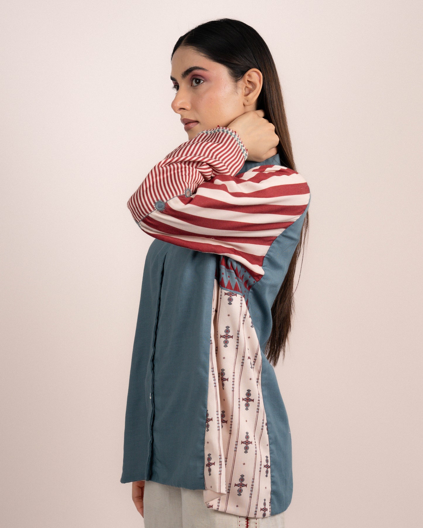 Lyra Shirt - Normandy Blue