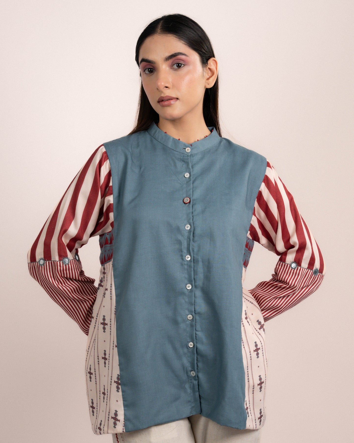 Lyra Shirt - Normandy Blue
