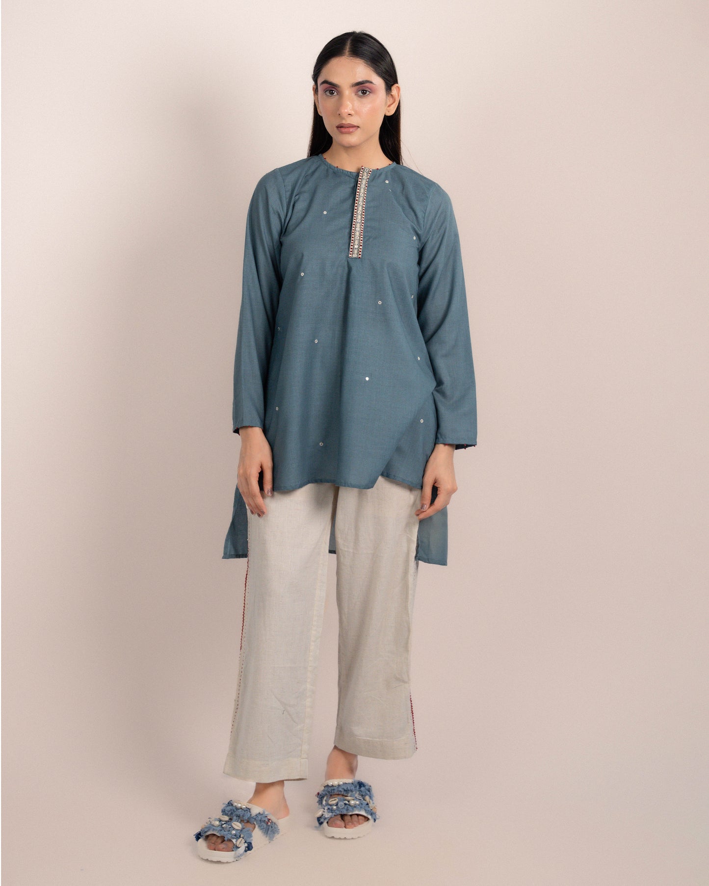 Luna Top - Normandy Blue
